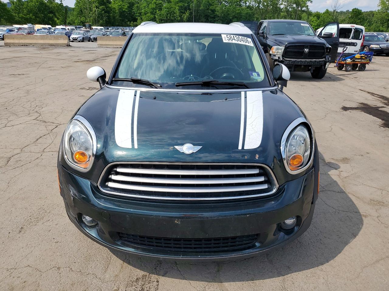2013 Mini Cooper Countryman Зеленый vin: WMWZB3C54DWM09337