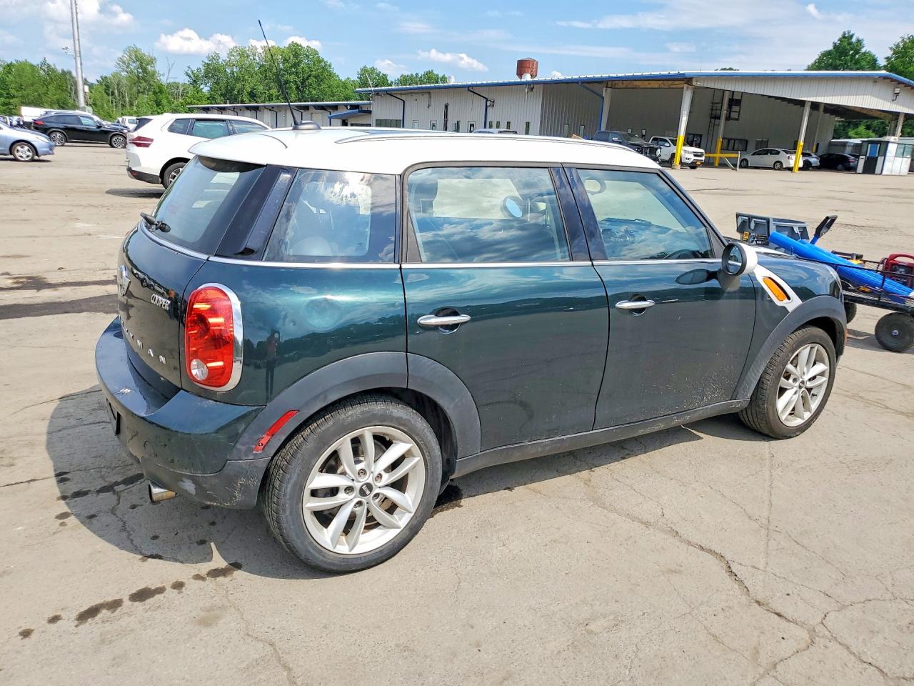 2013 Mini Cooper Countryman Зеленый vin: WMWZB3C54DWM09337