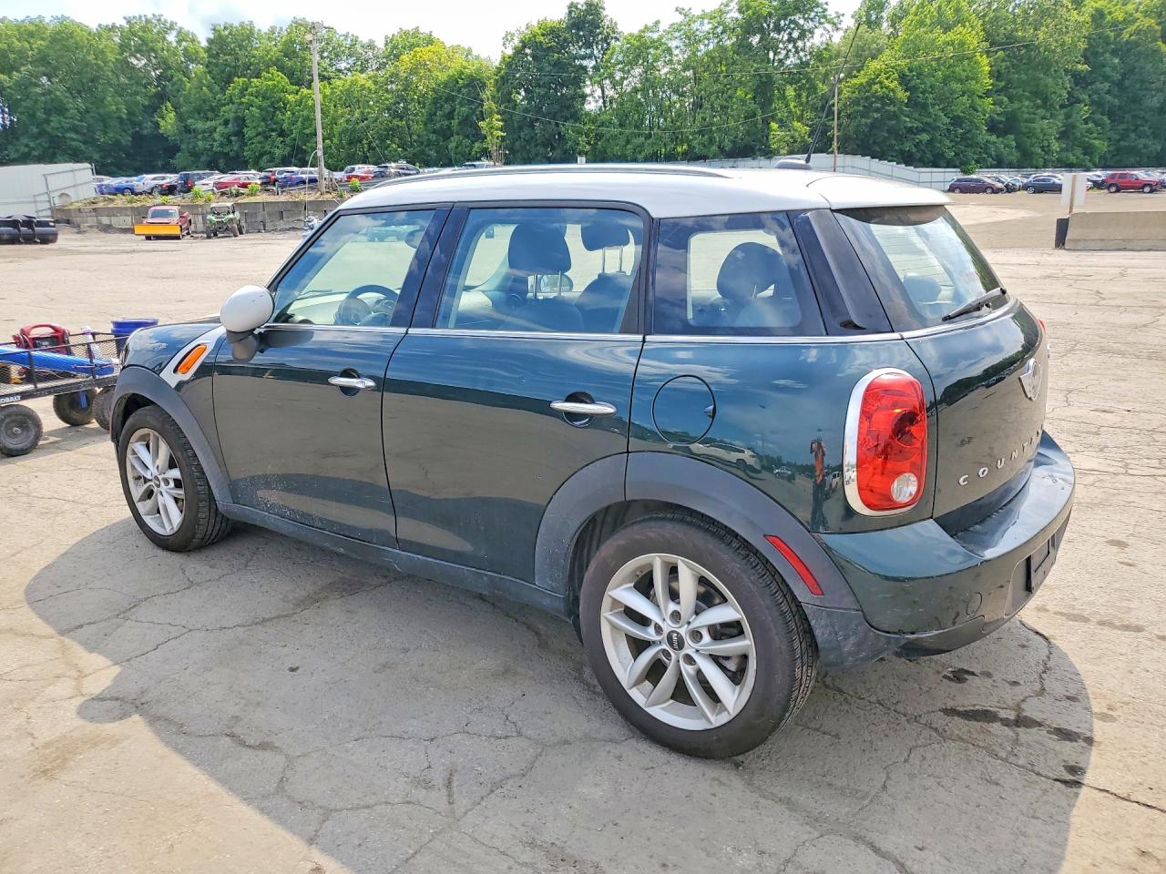 2013 Mini Cooper Countryman Зеленый vin: WMWZB3C54DWM09337