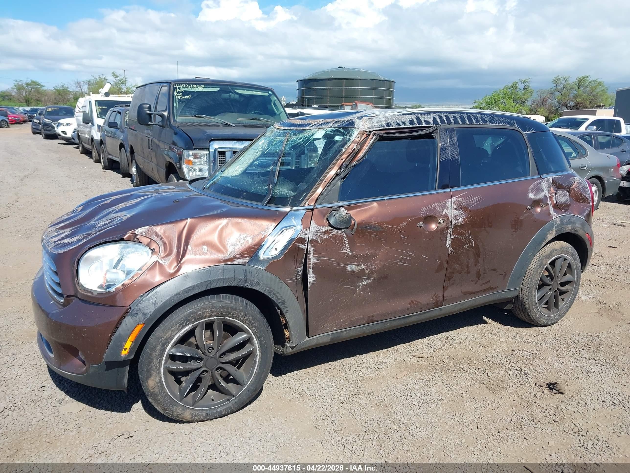 2013 Mini Countryman Cooper Gray vin: WMWZB3C54DWM09953