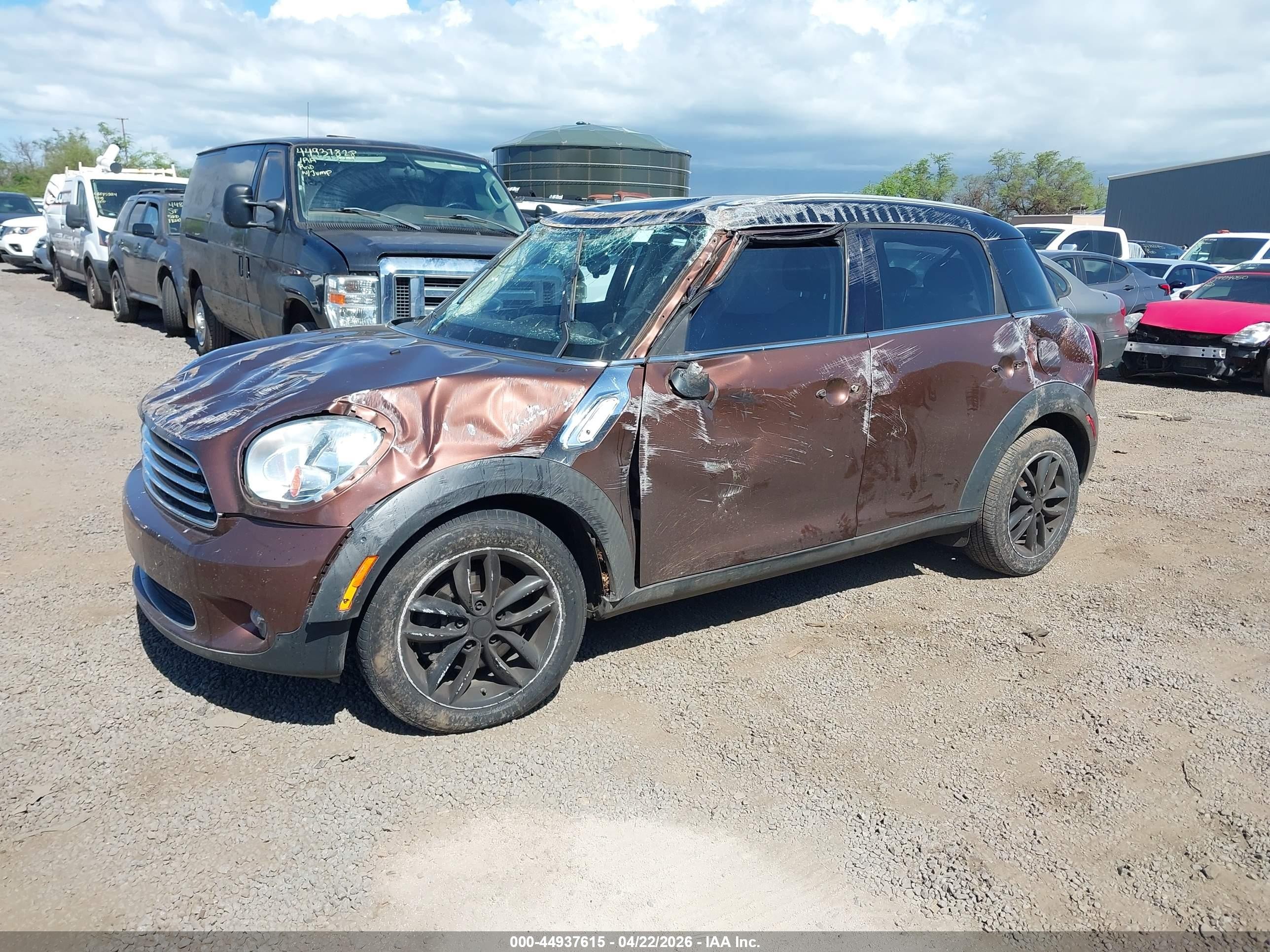2013 Mini Countryman Cooper Gray vin: WMWZB3C54DWM09953