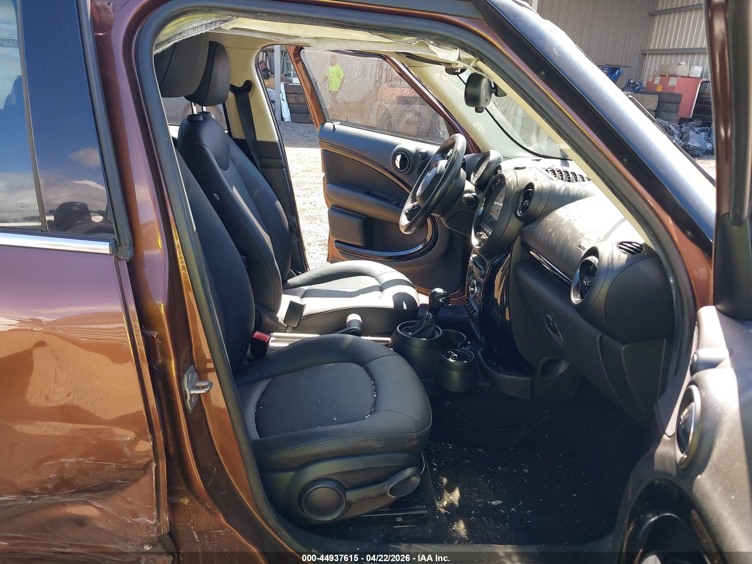 2013 Mini Countryman Cooper Gray vin: WMWZB3C54DWM09953
