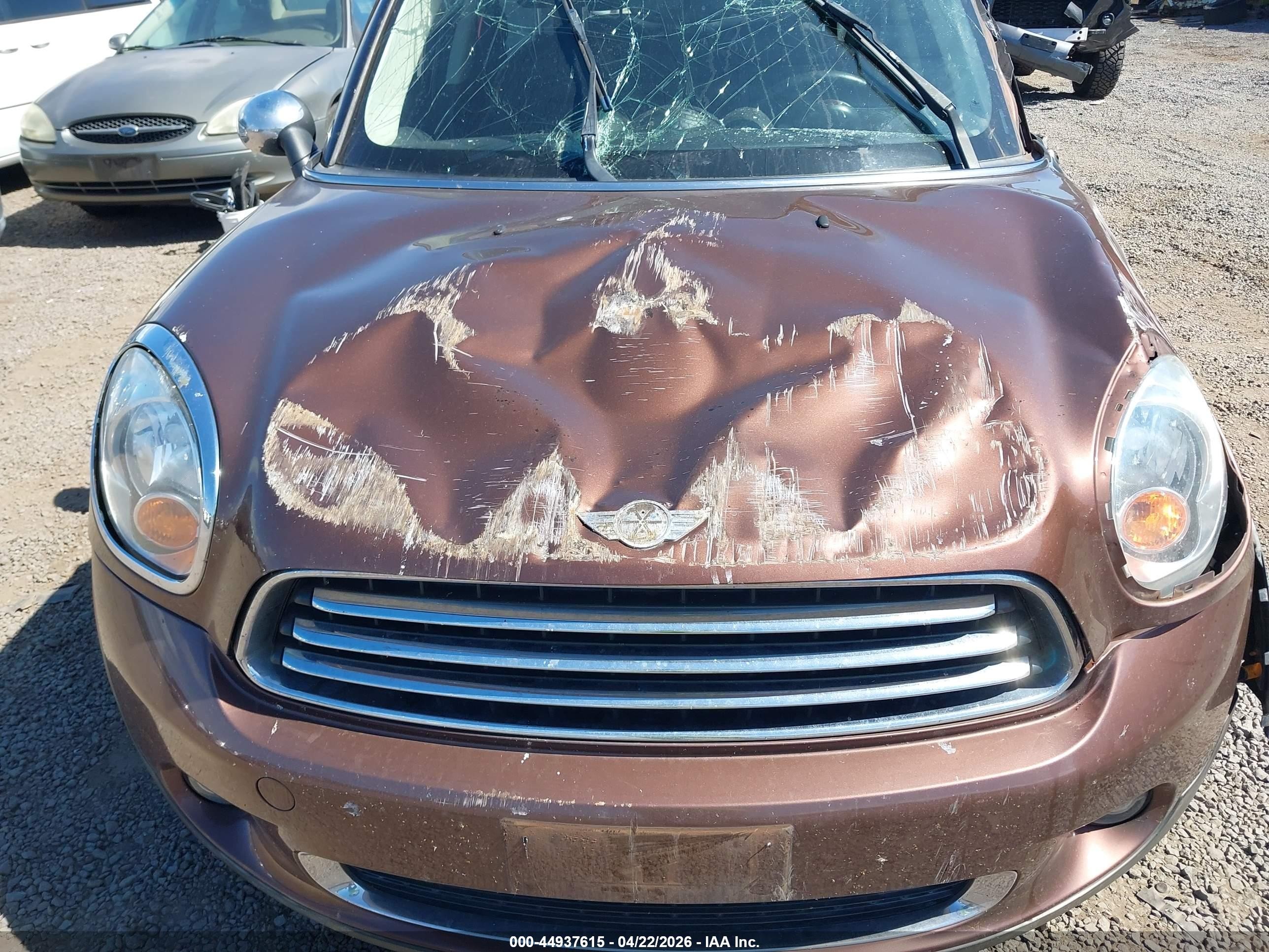 2013 Mini Countryman Cooper Gray vin: WMWZB3C54DWM09953