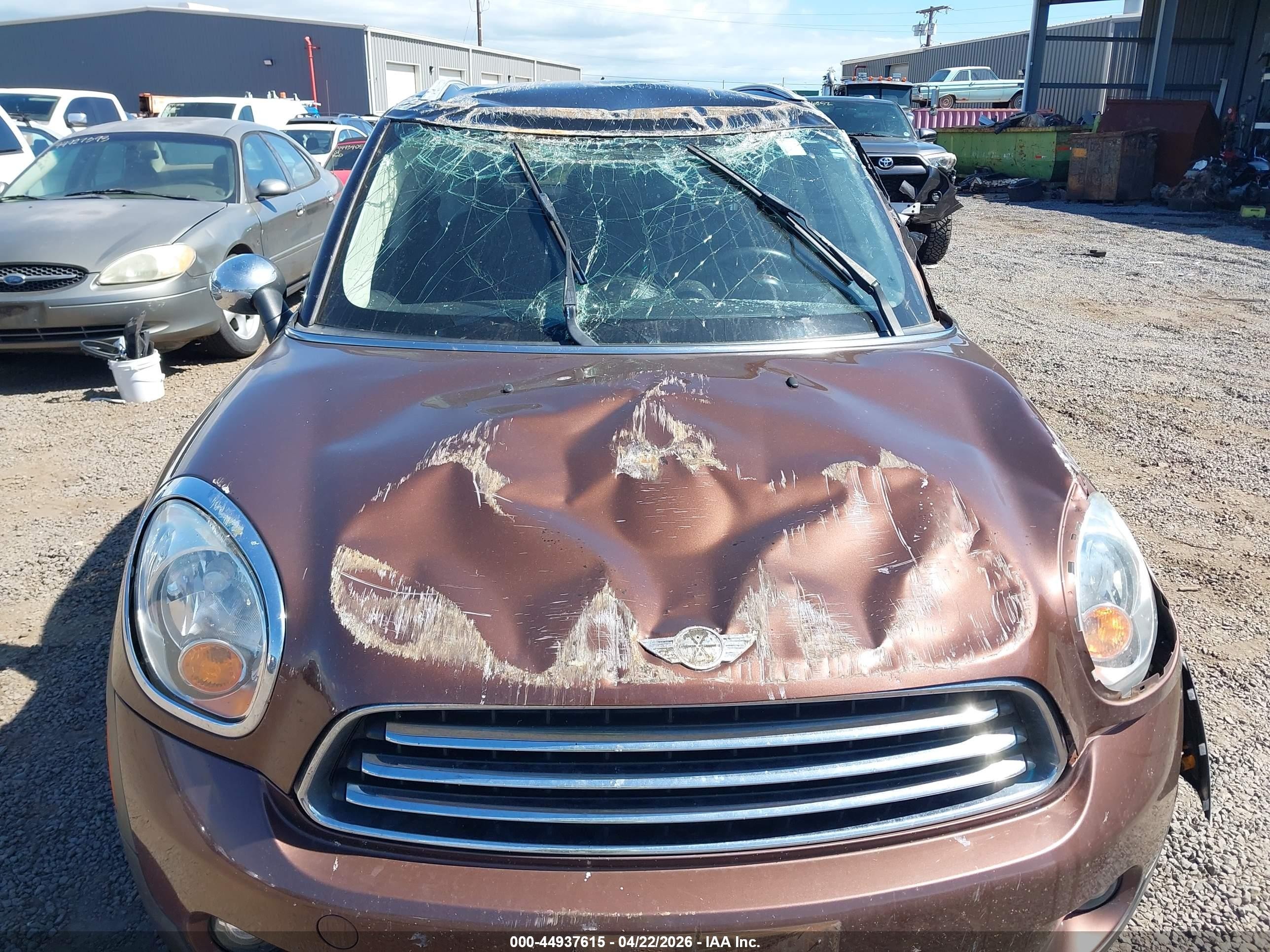 2013 Mini Countryman Cooper Gray vin: WMWZB3C54DWM09953