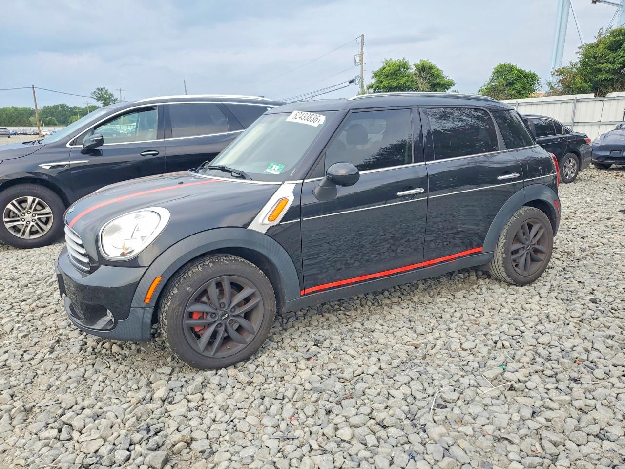2014 Mini Cooper Countryman Black vin: WMWZB3C54EWR37218