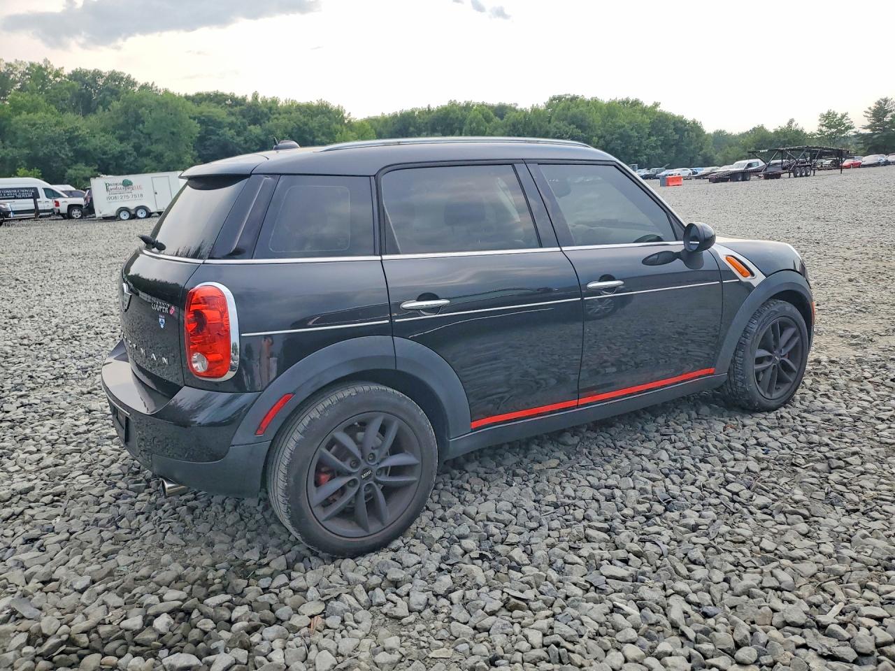 2014 Mini Cooper Countryman Black vin: WMWZB3C54EWR37218