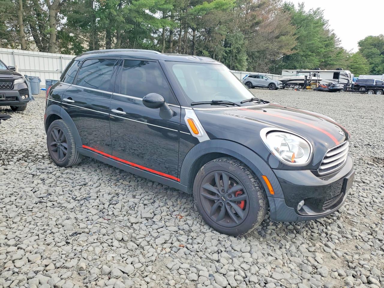2014 Mini Cooper Countryman Black vin: WMWZB3C54EWR37218