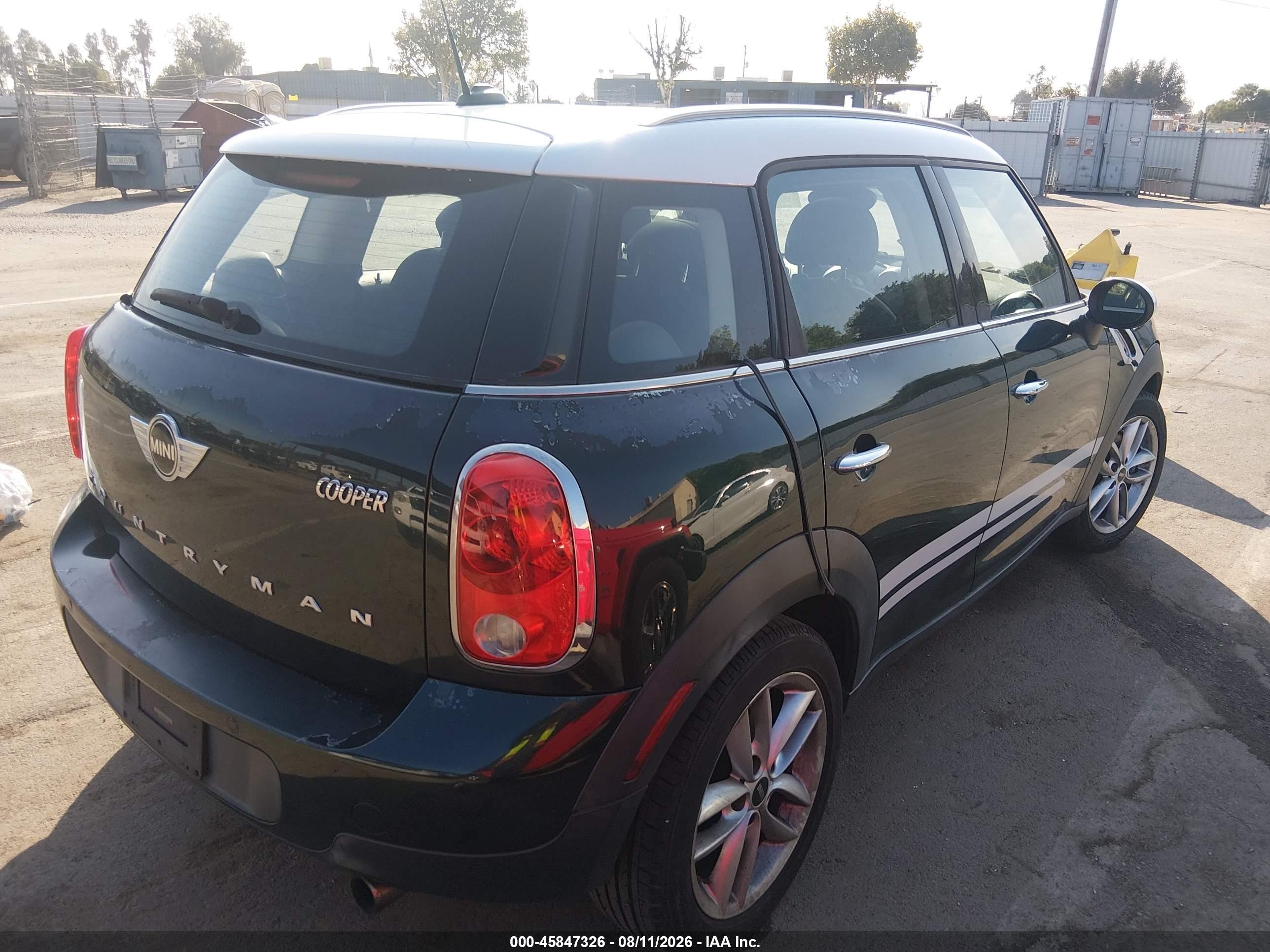 2014 Mini Countryman Cooper Green vin: WMWZB3C54EWR38482