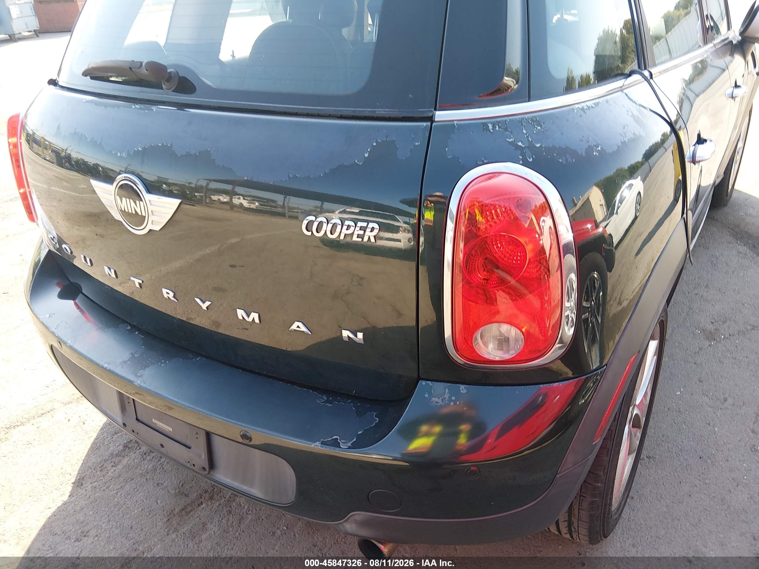 2014 Mini Countryman Cooper Green vin: WMWZB3C54EWR38482