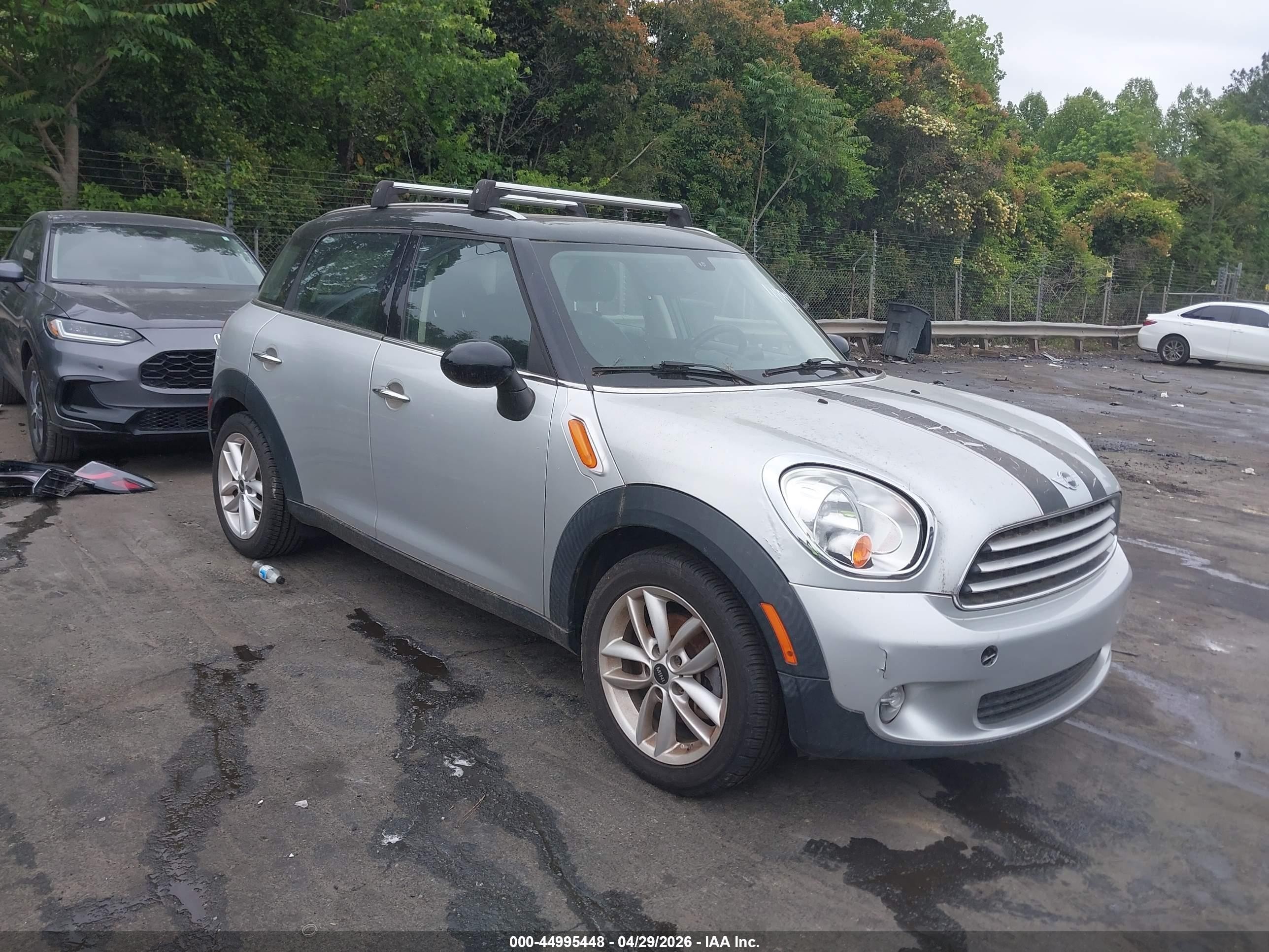 2014 Mini Countryman Cooper Gray vin: WMWZB3C54EWR38868