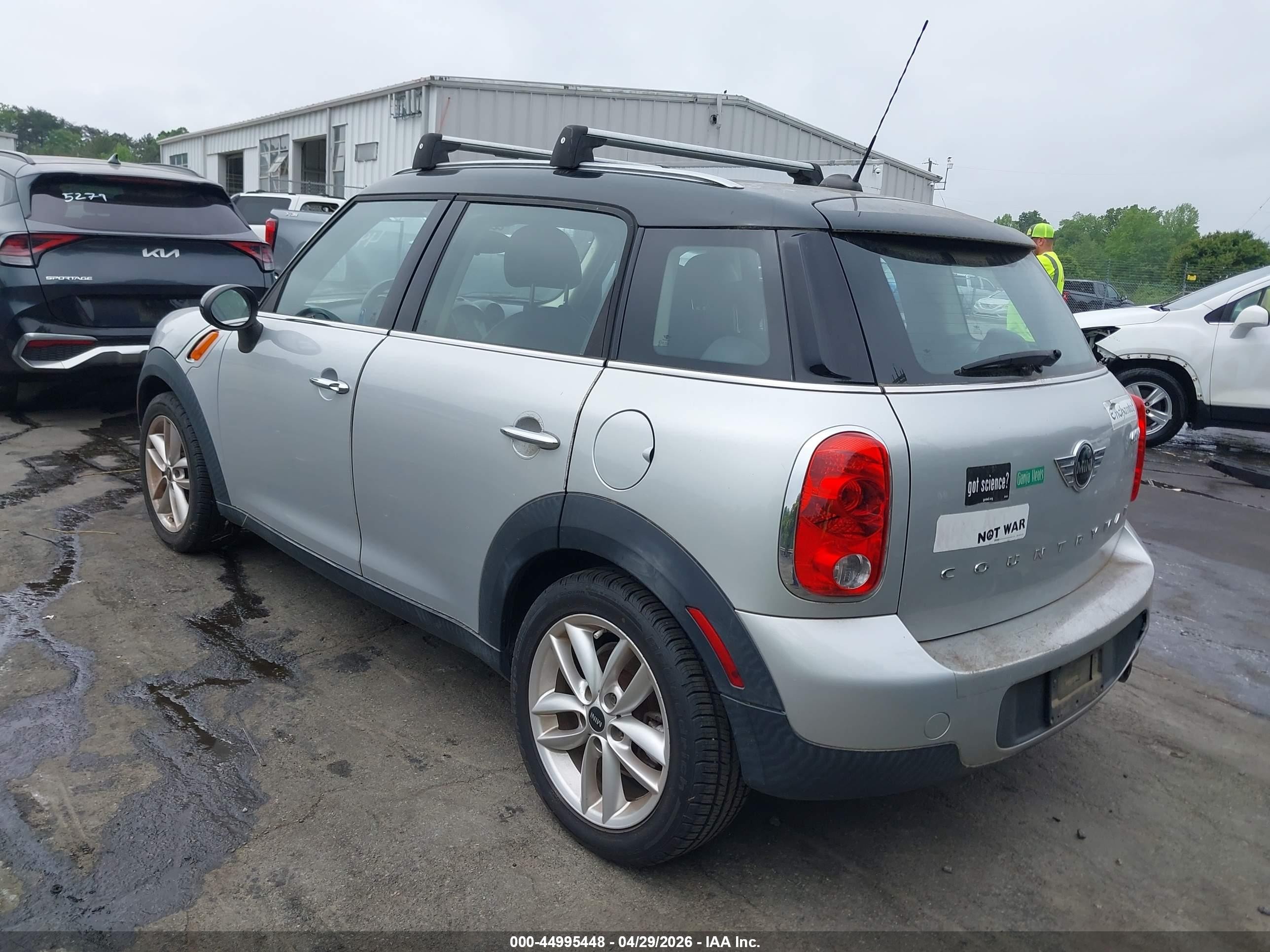 2014 Mini Countryman Cooper Серый vin: WMWZB3C54EWR38868