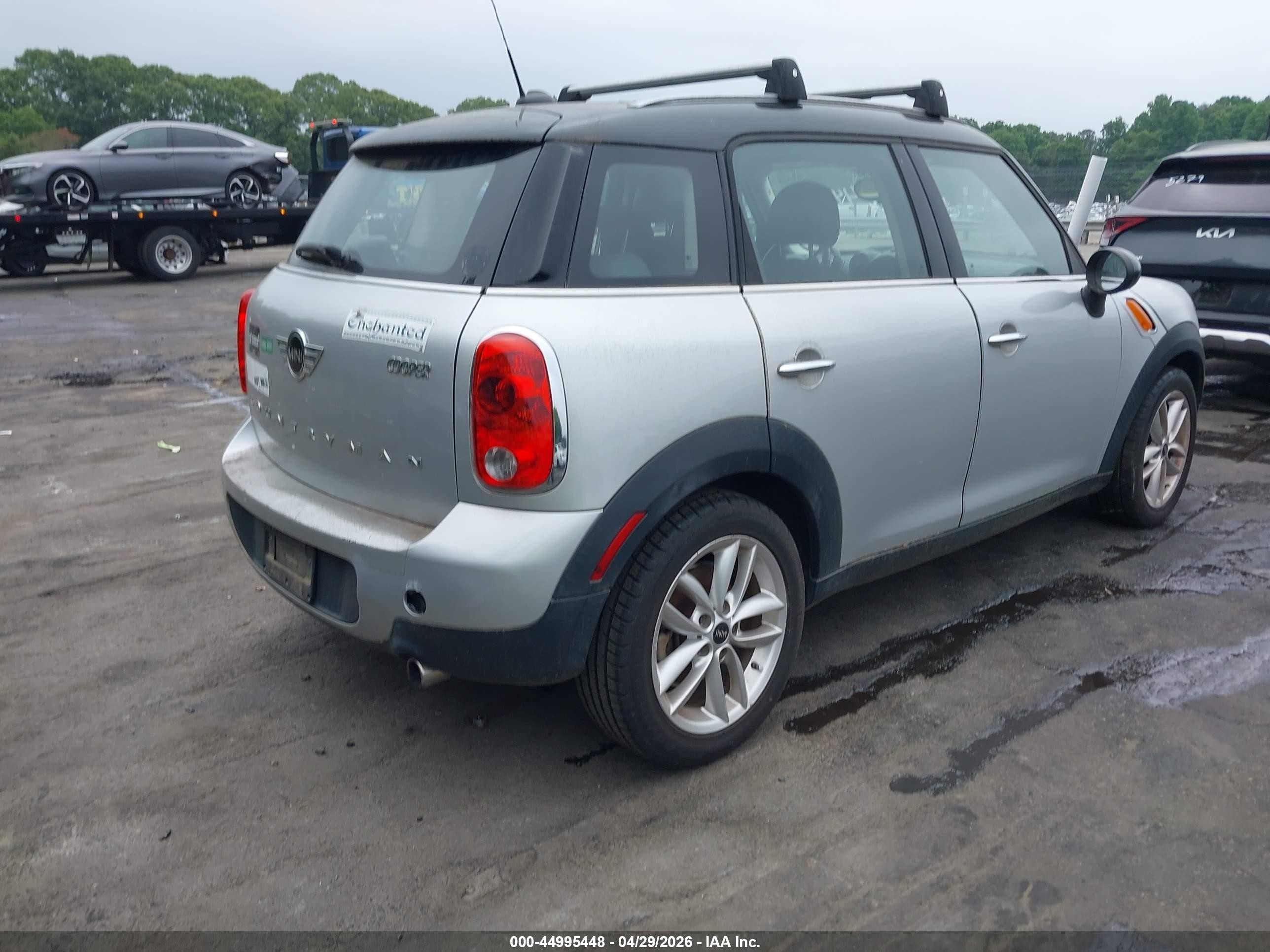 2014 Mini Countryman Cooper Серый vin: WMWZB3C54EWR38868