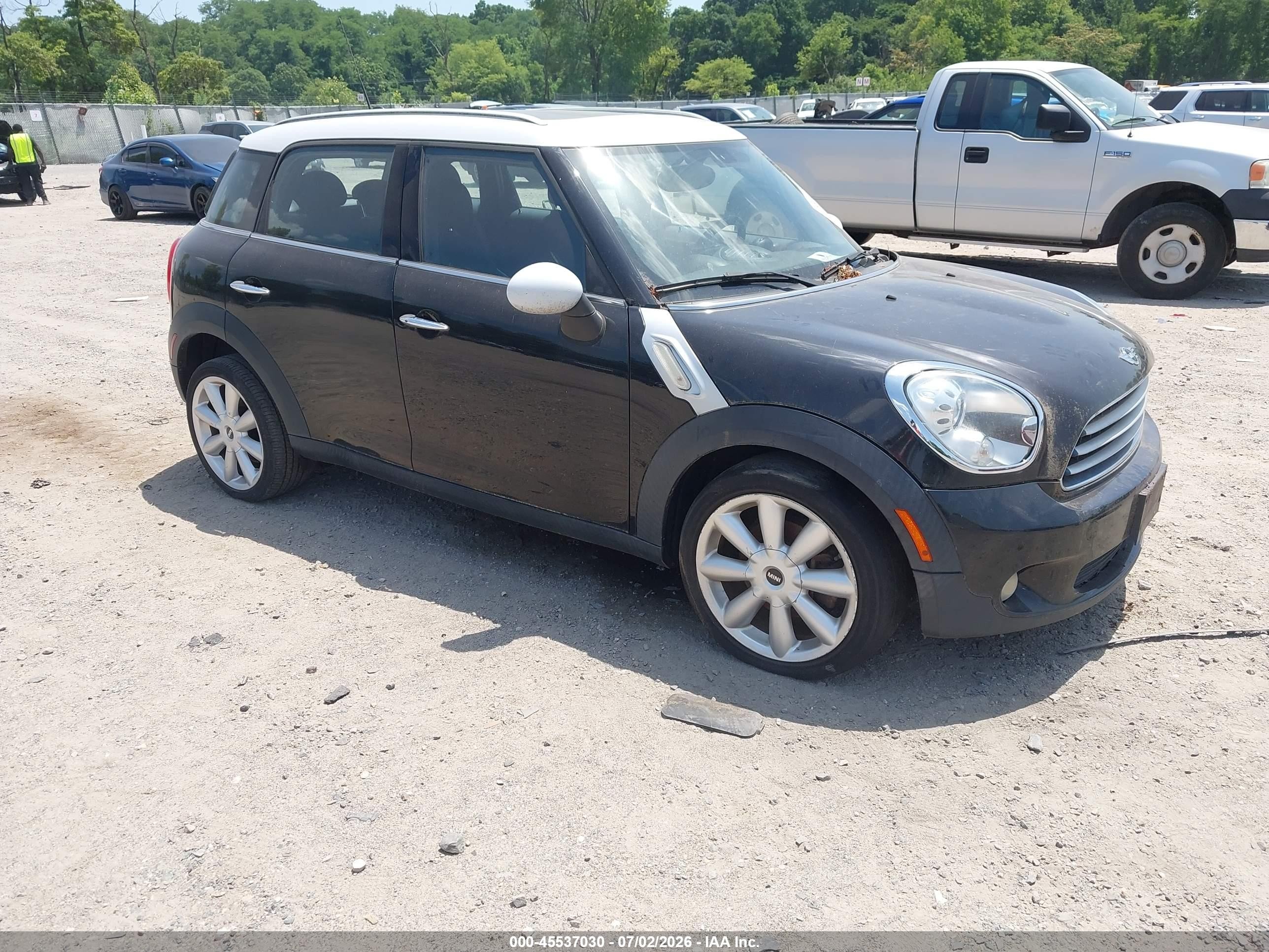 2014 Mini Countryman Cooper Черный vin: WMWZB3C54EWR39194
