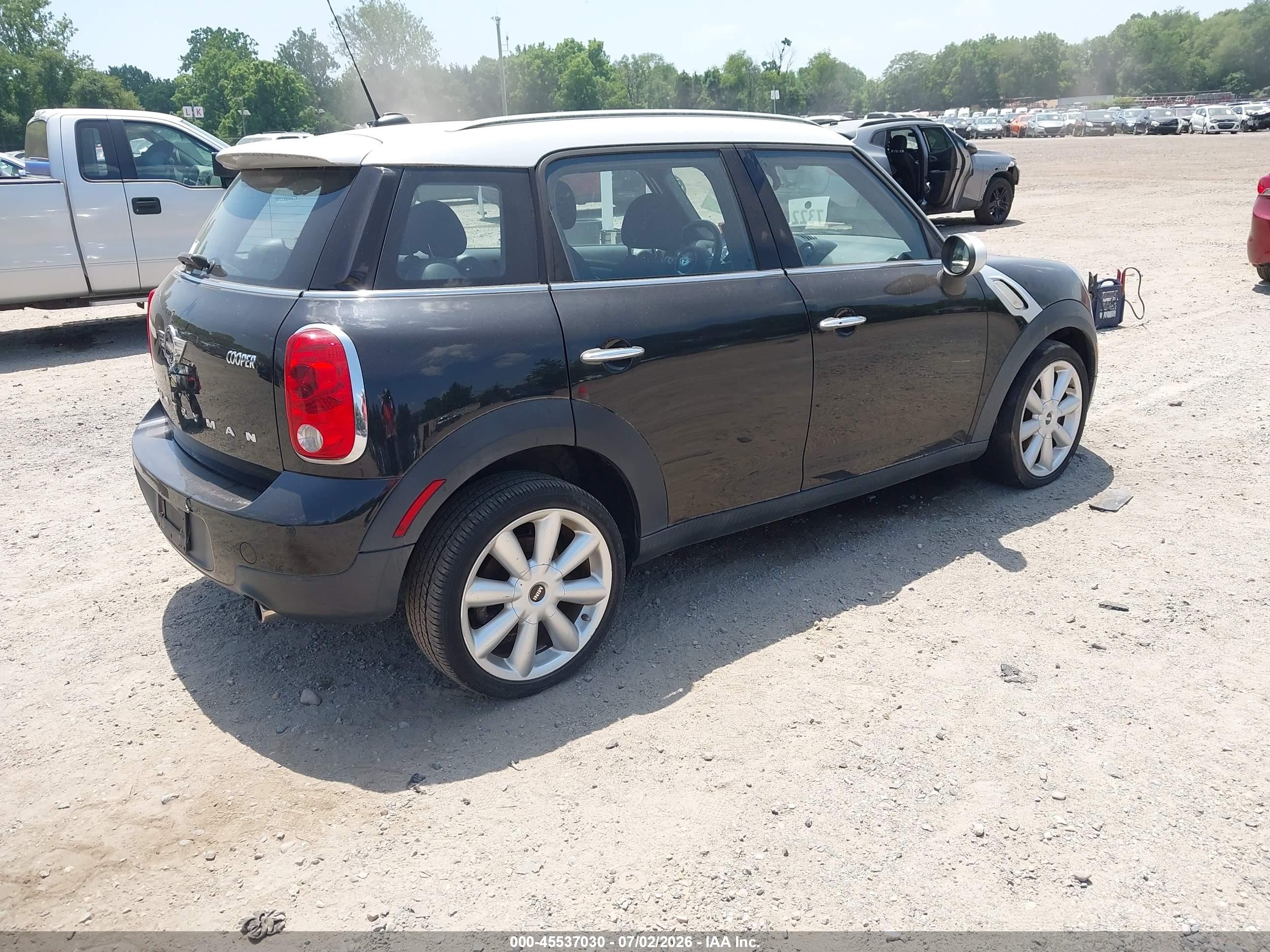2014 Mini Countryman Cooper Черный vin: WMWZB3C54EWR39194
