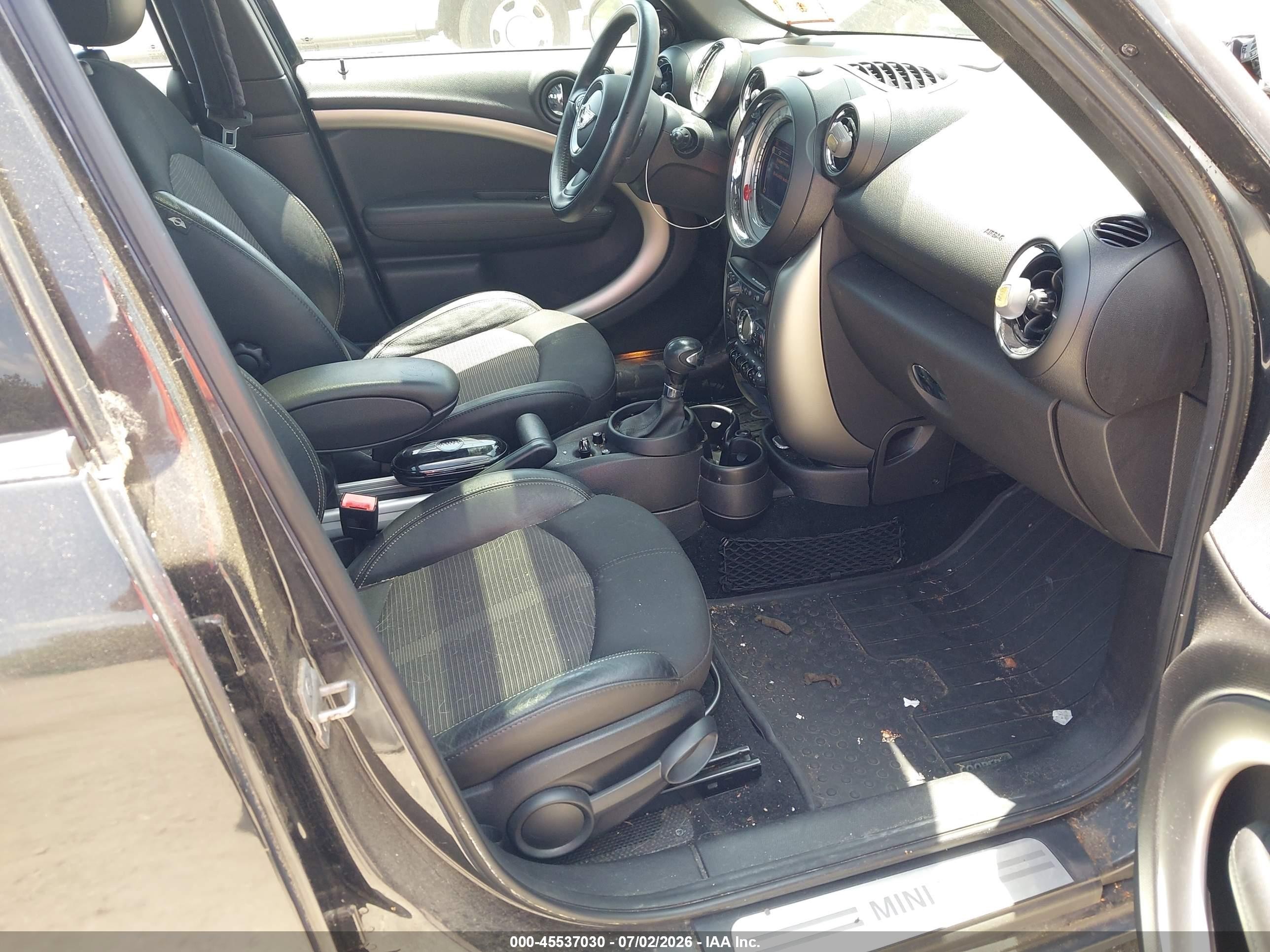 2014 Mini Countryman Cooper Черный vin: WMWZB3C54EWR39194