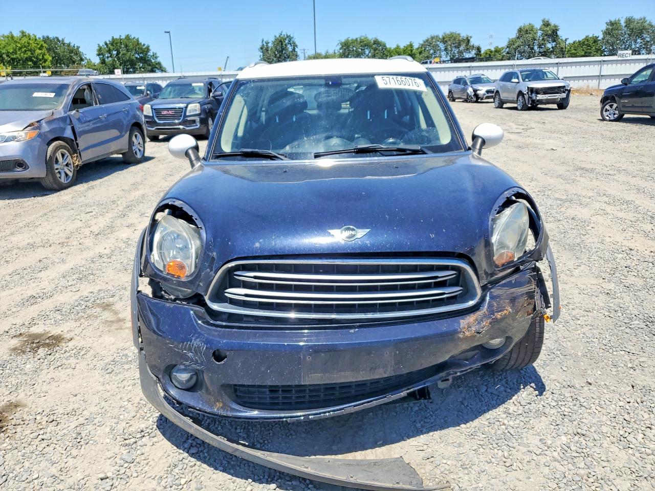 2015 Mini Cooper Countryman Синий vin: WMWZB3C54FWR44025