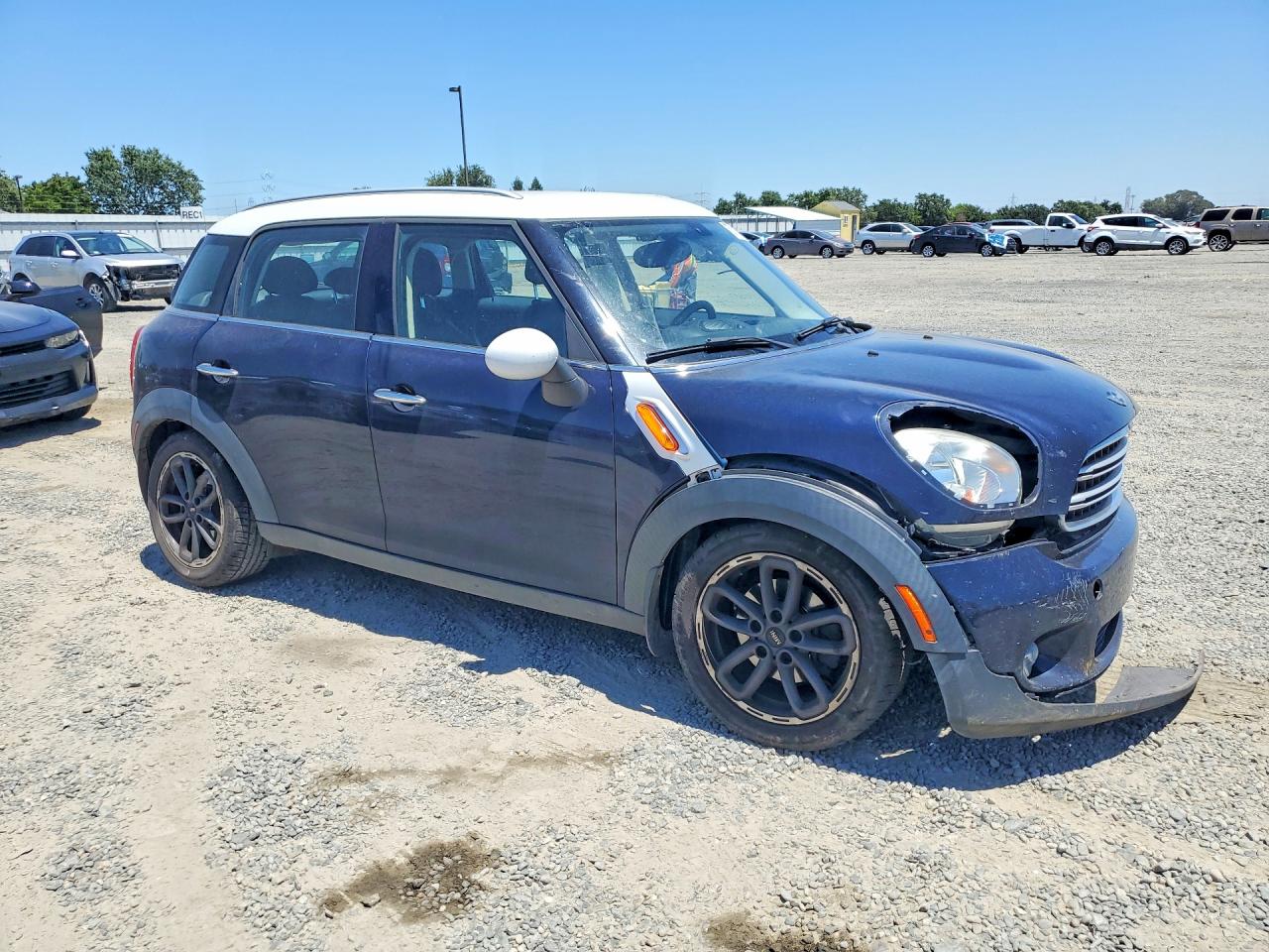 2015 Mini Cooper Countryman Синий vin: WMWZB3C54FWR44025