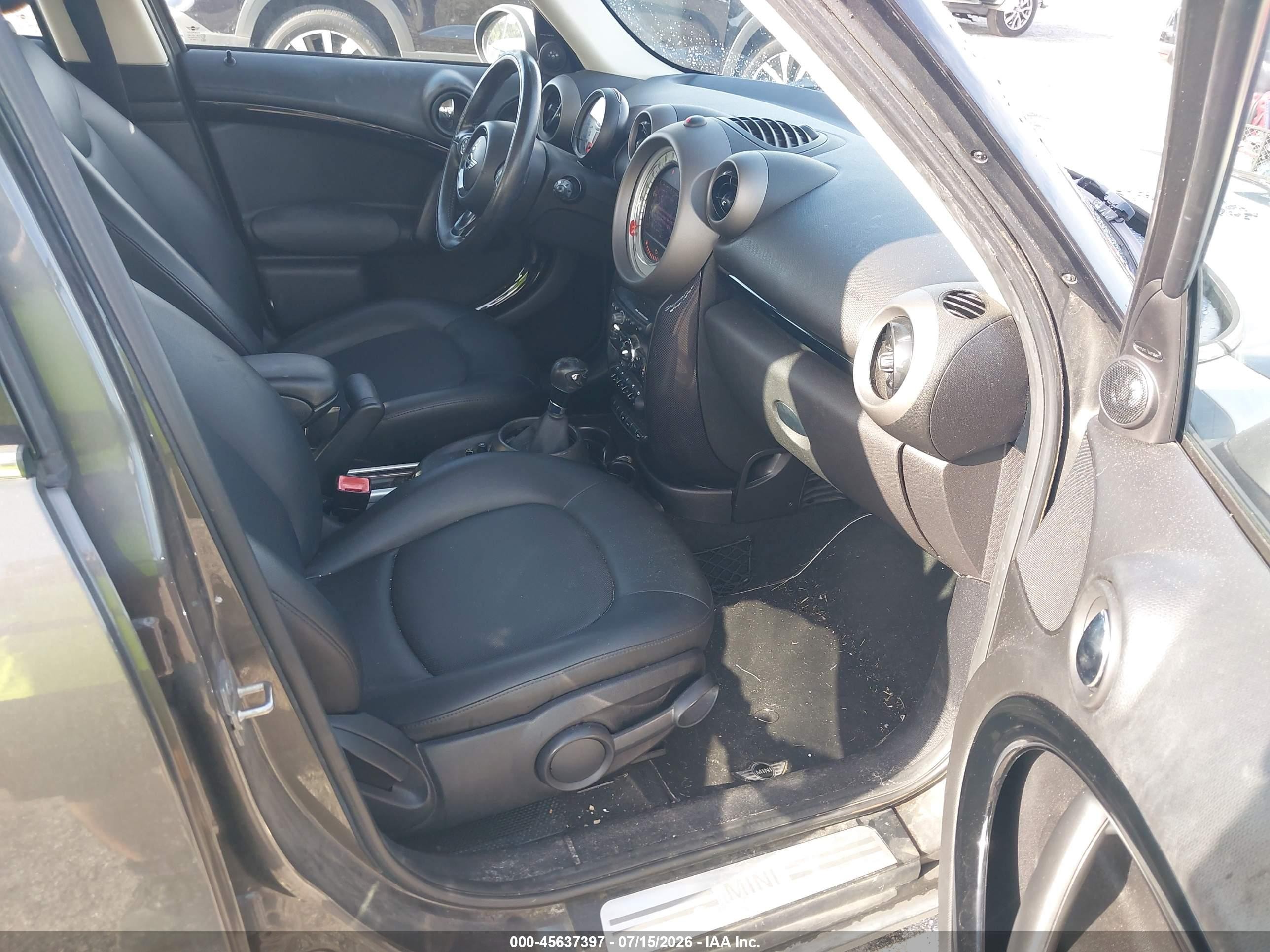 2012 Mini Cooper Countryman   Gray vin: WMWZB3C55CWM04467