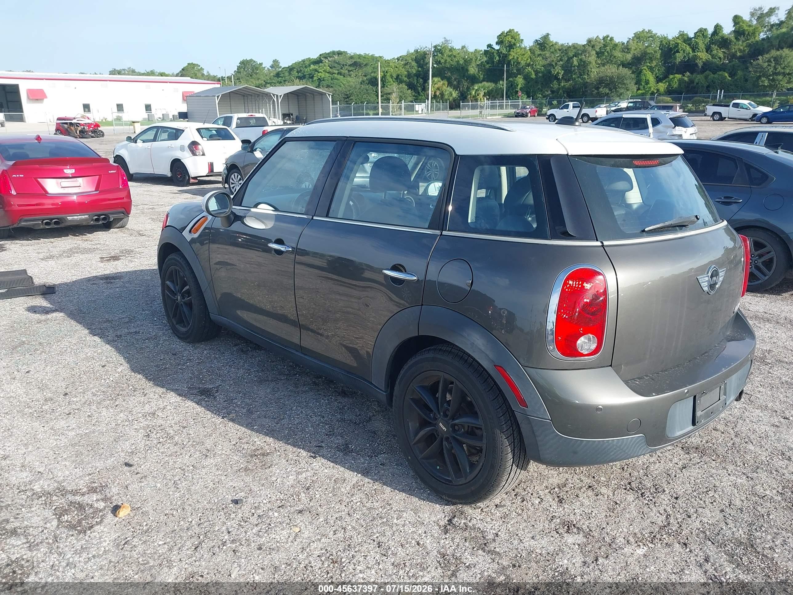 2012 Mini Cooper Countryman   Gray vin: WMWZB3C55CWM04467