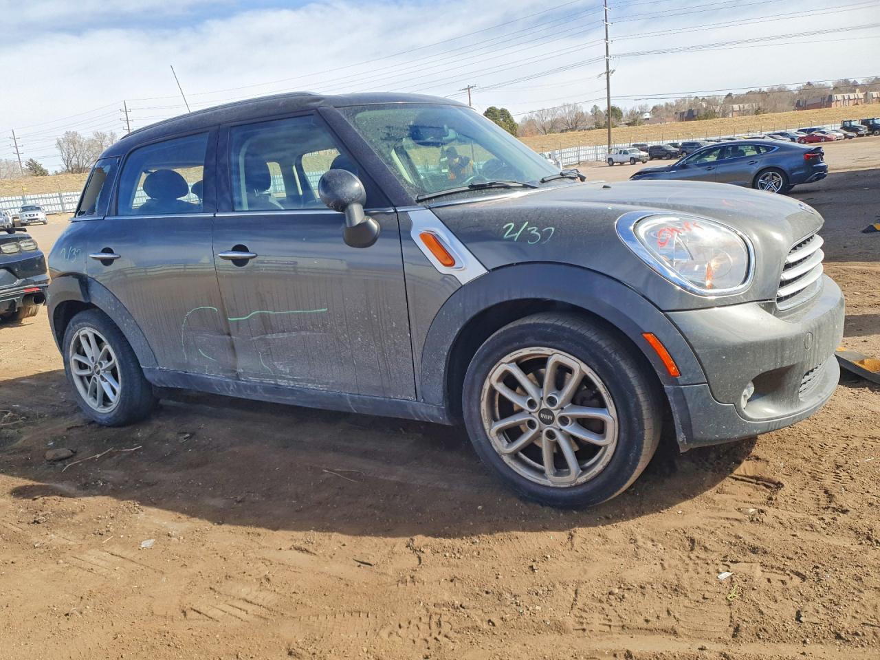 2012 Mini Cooper Countryman Gray vin: WMWZB3C55CWM30485