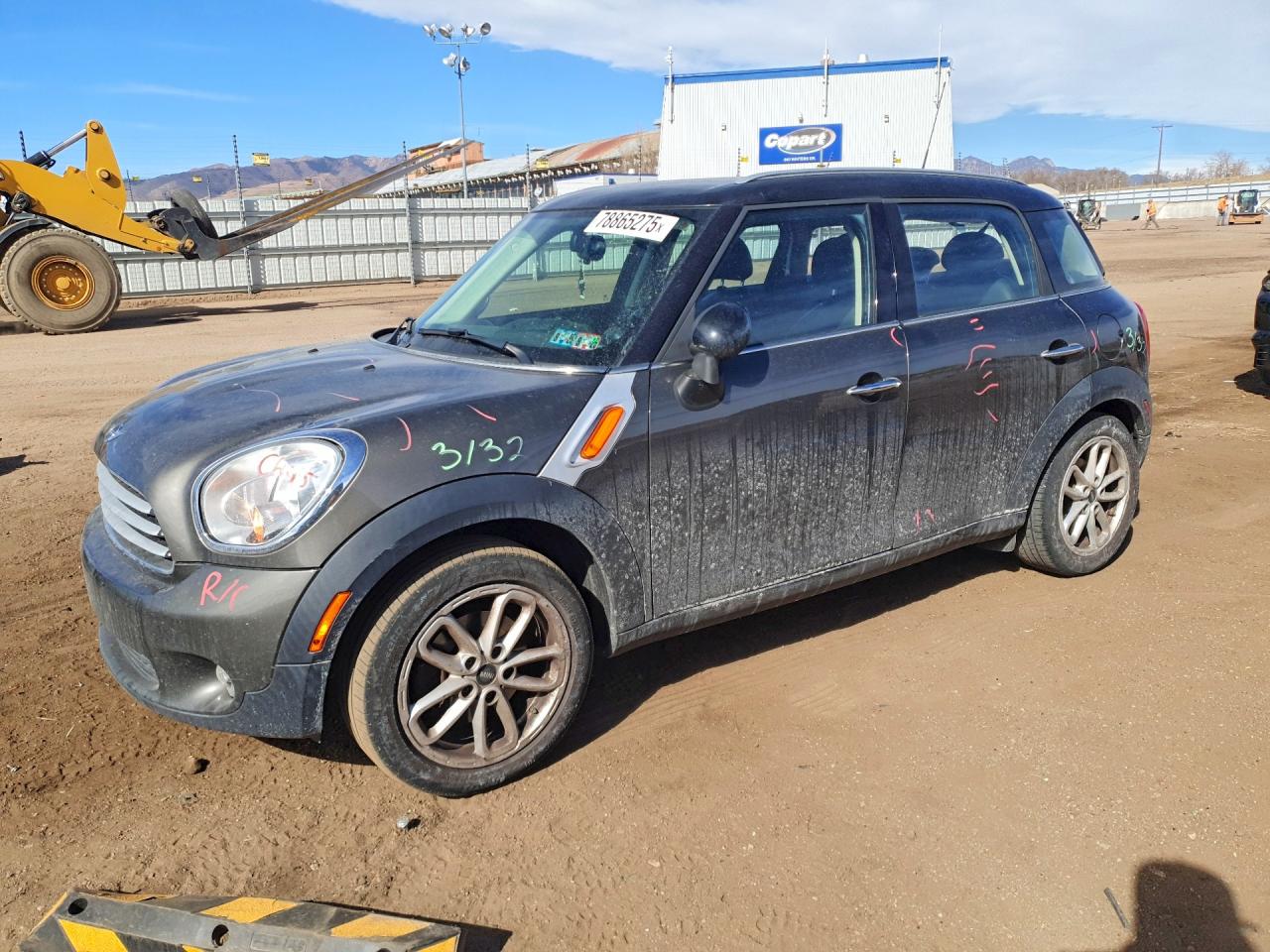 2012 Mini Cooper Countryman Gray vin: WMWZB3C55CWM30485