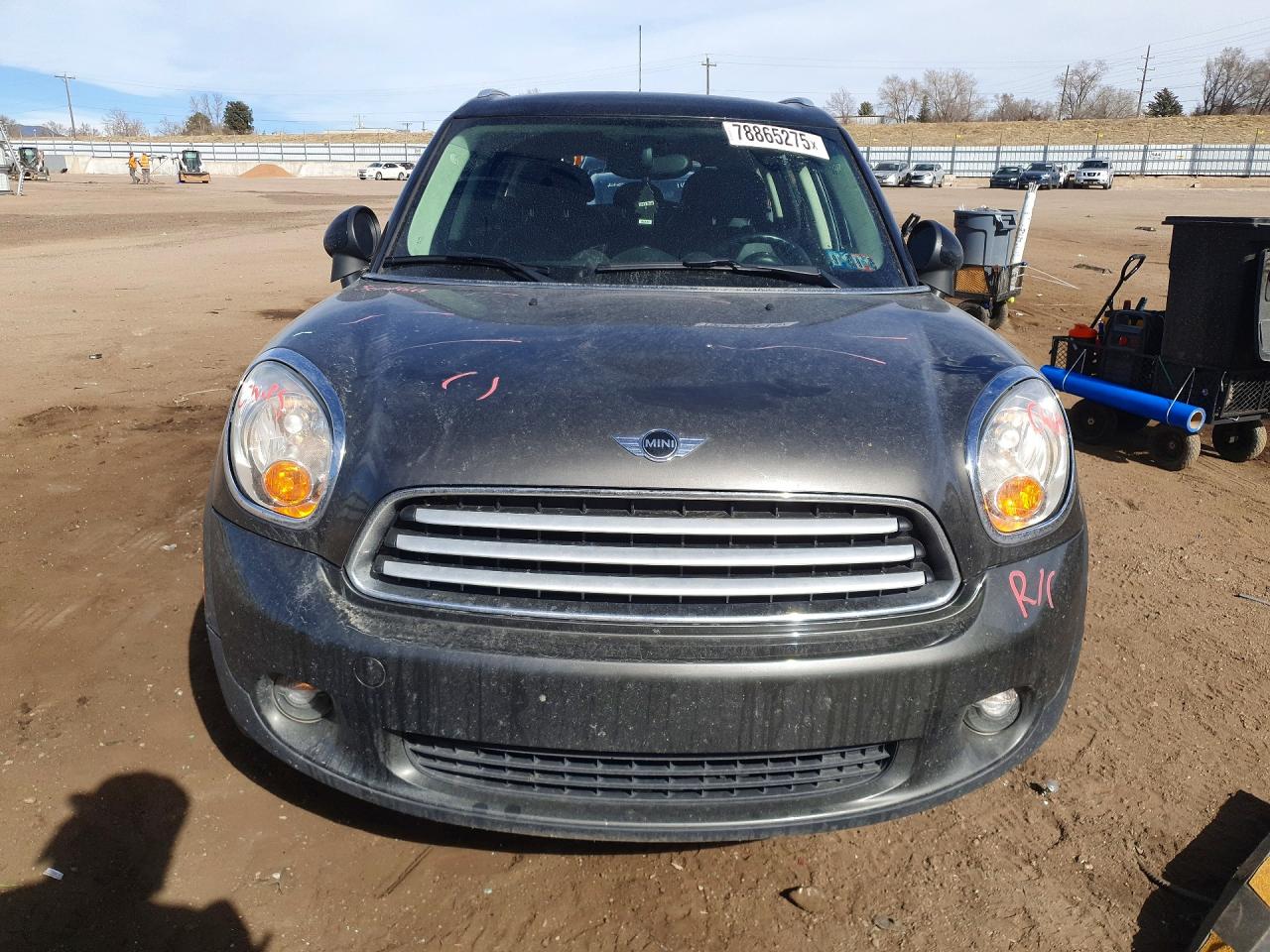 2012 Mini Cooper Countryman Gray vin: WMWZB3C55CWM30485