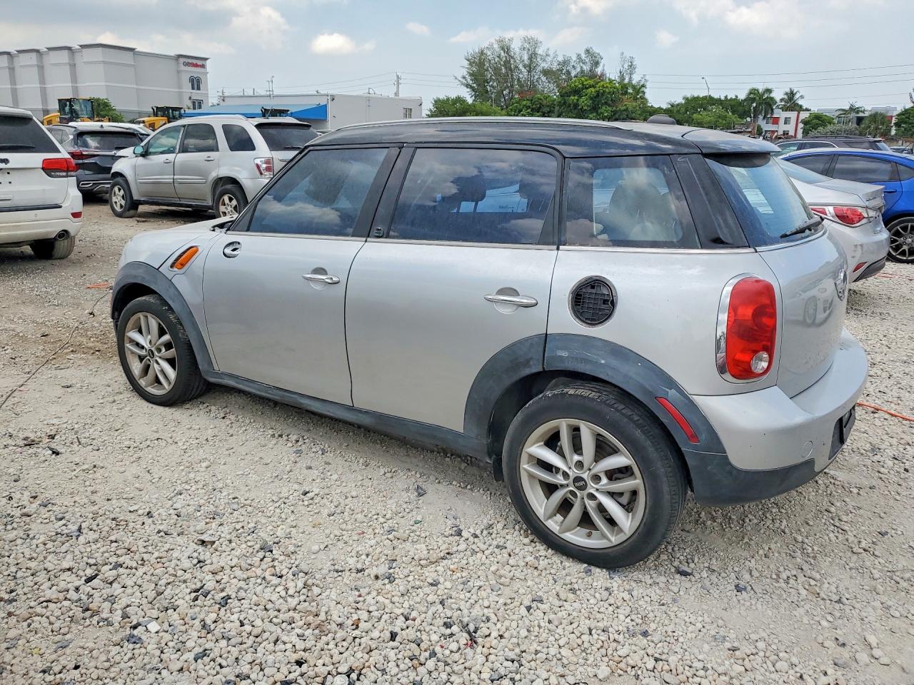 2013 Mini Cooper Countryman Серебряный vin: WMWZB3C55DWM31329