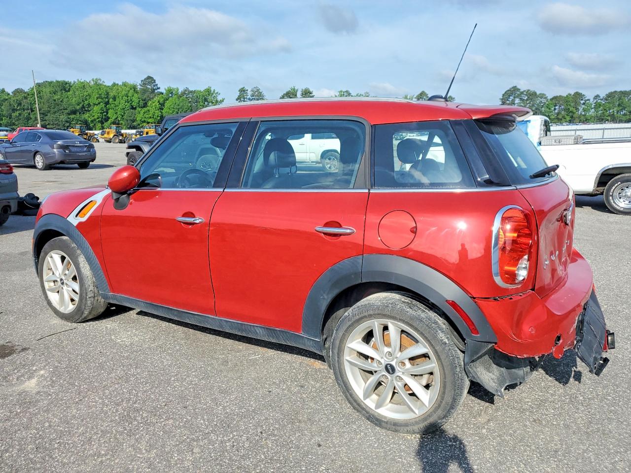 2014 Mini Cooper Countryman Красный vin: WMWZB3C55EWM32028