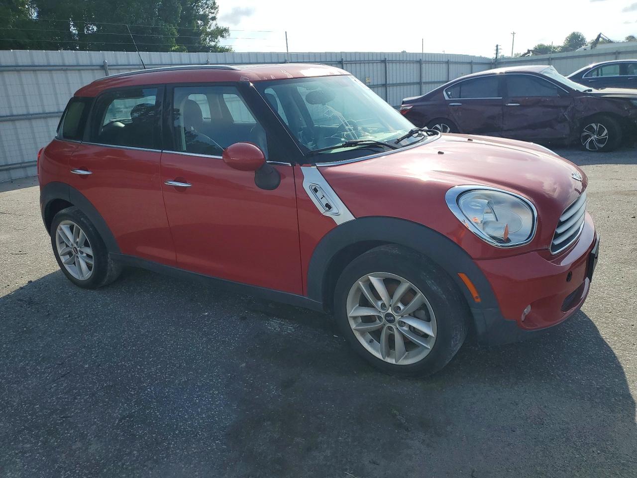 2014 Mini Cooper Countryman Красный vin: WMWZB3C55EWM32028