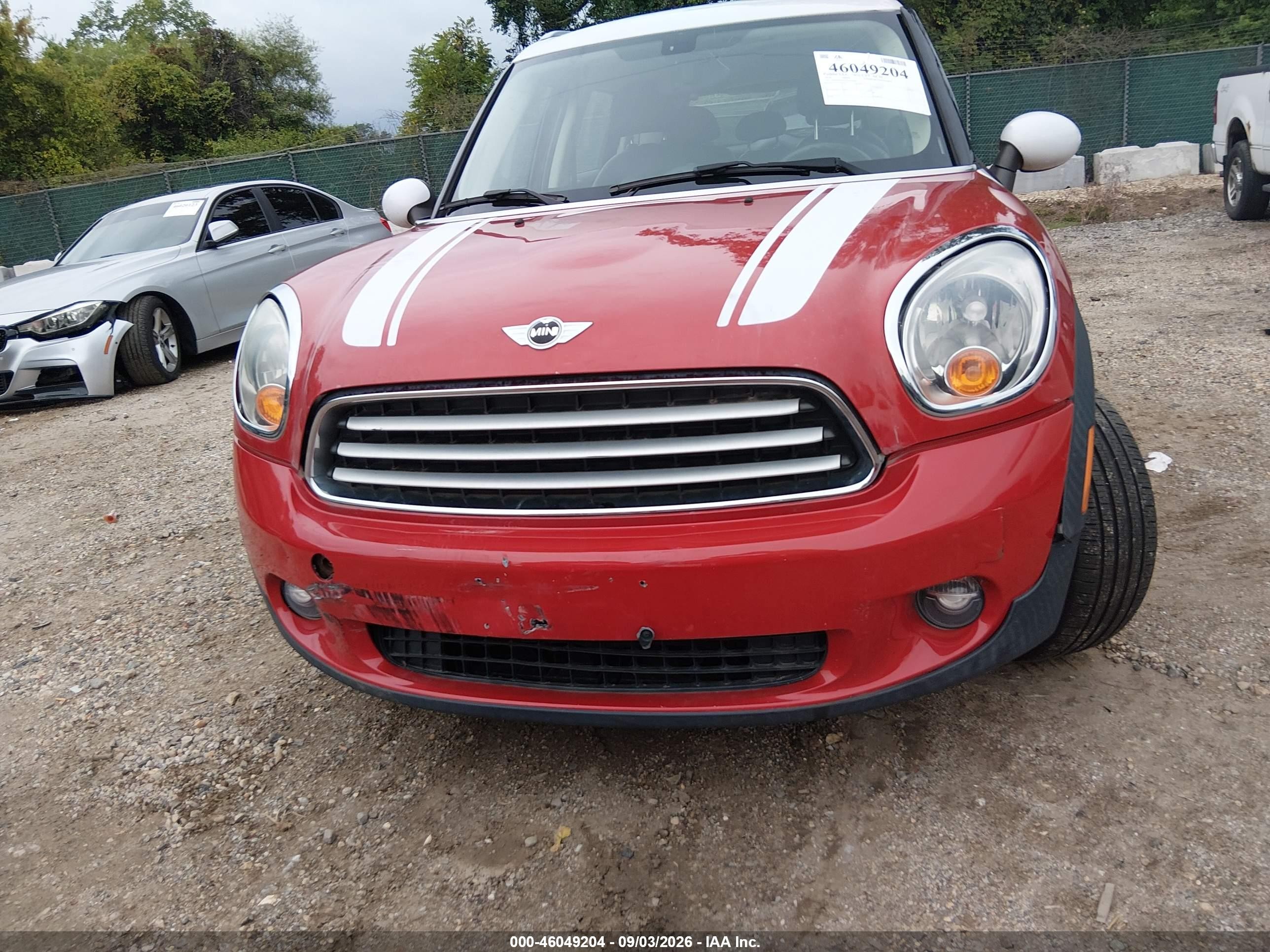 2014 Mini Cooper Countryman Cooper (m6) Red vin: WMWZB3C55EWR36983