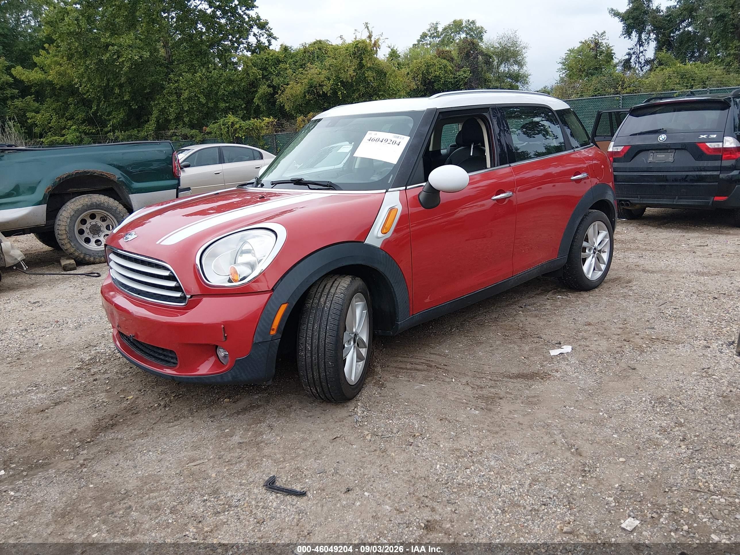 2014 Mini Cooper Countryman Cooper (m6) Red vin: WMWZB3C55EWR36983
