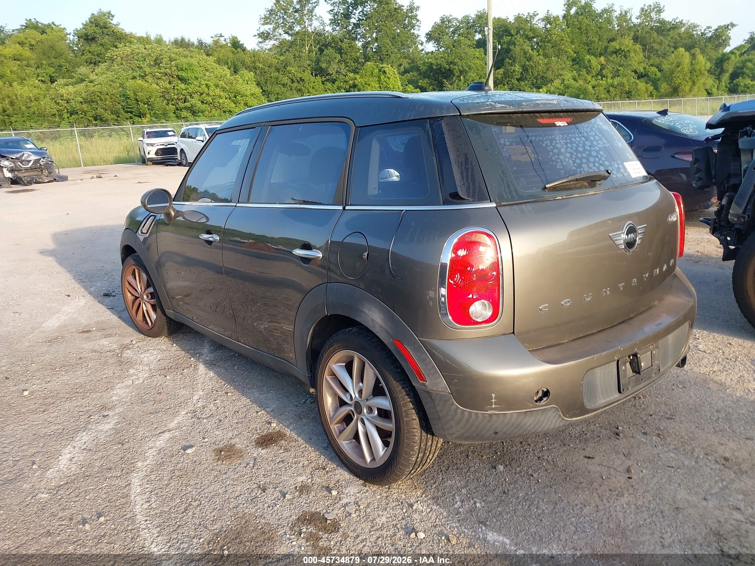 2014 Mini Countryman Cooper Gray vin: WMWZB3C55EWR40094