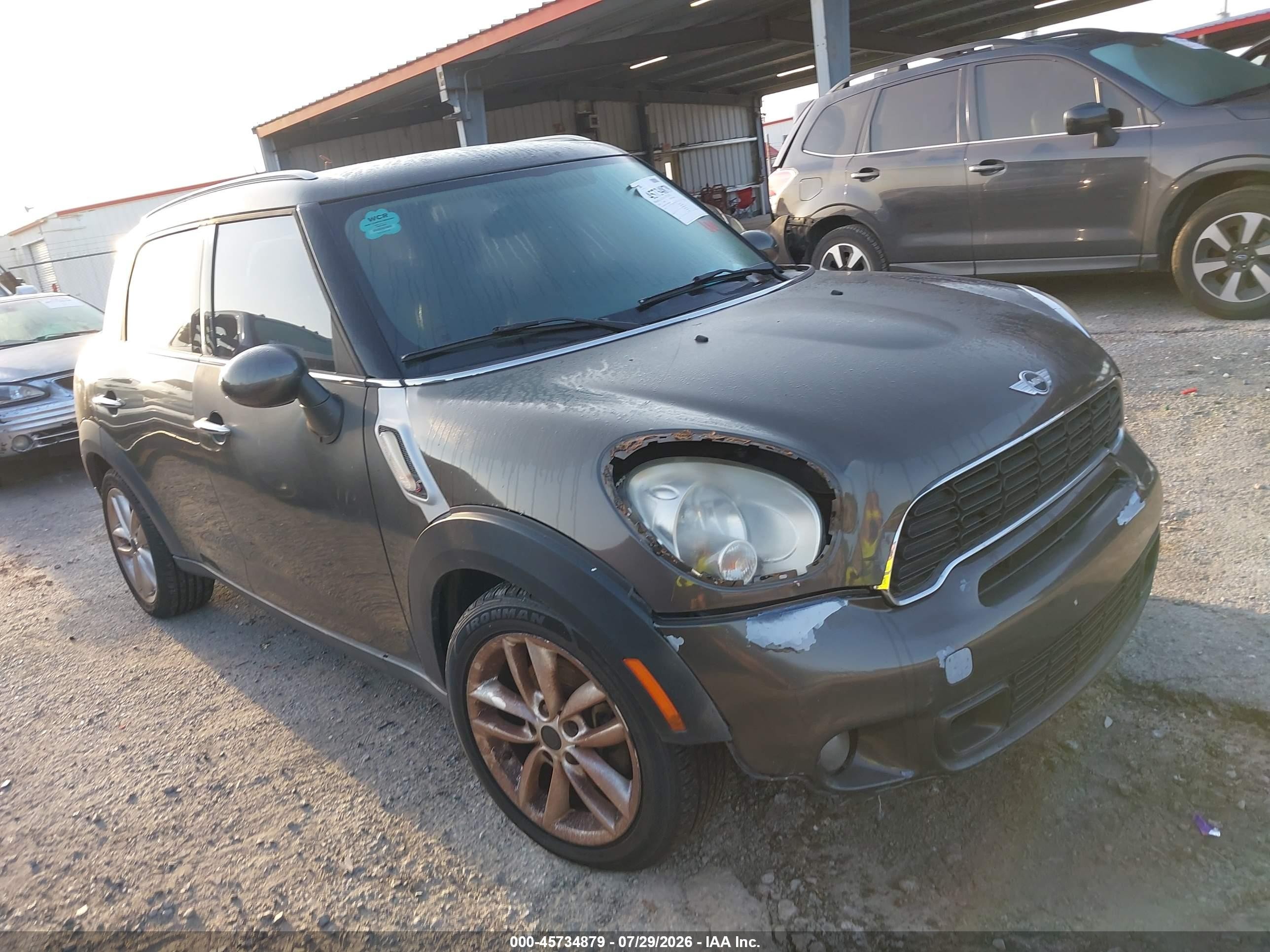 2014 Mini Countryman Cooper Gray vin: WMWZB3C55EWR40094