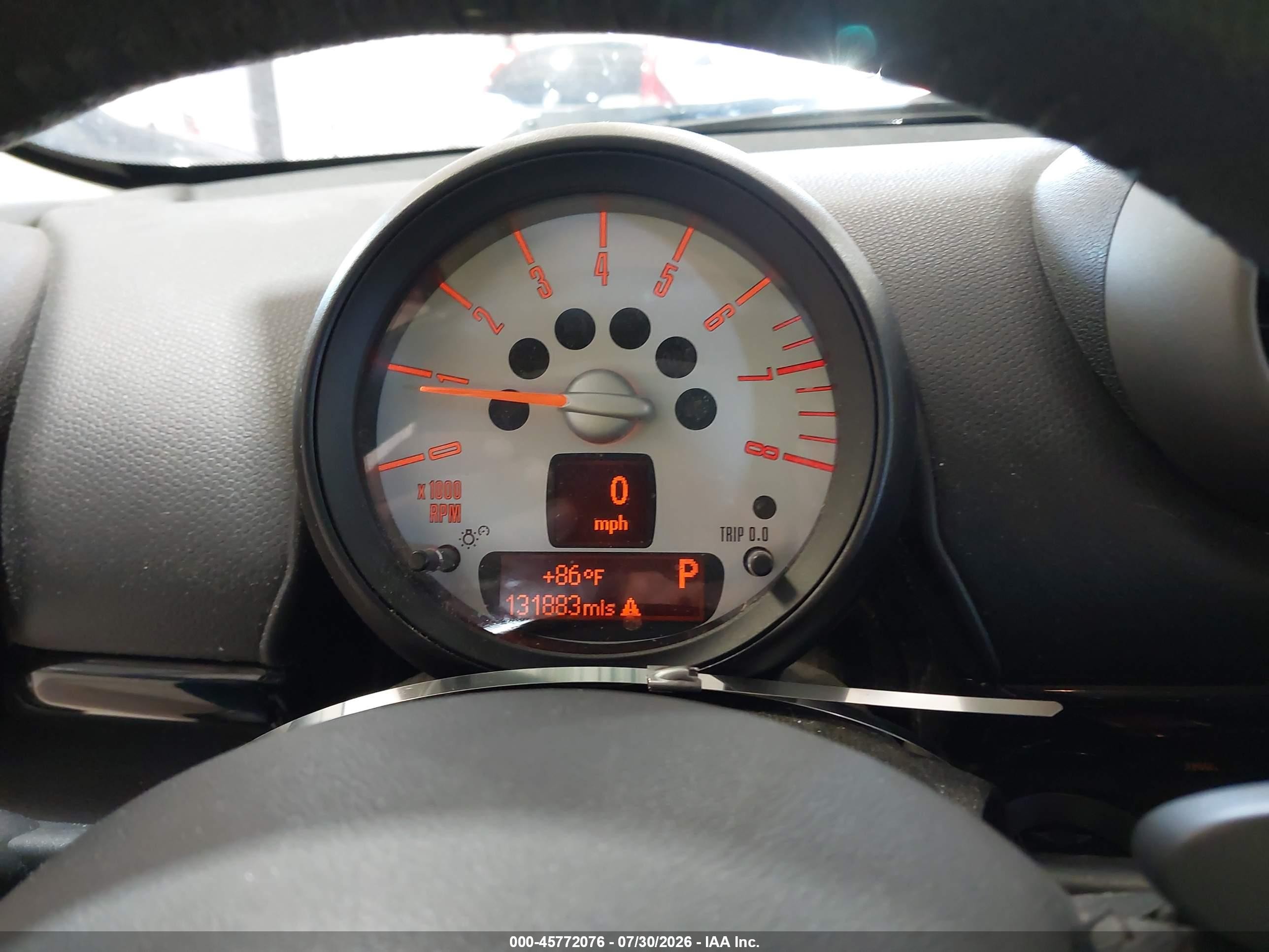 2012 Mini Cooper Countryman   Red vin: WMWZB3C56CWM03070