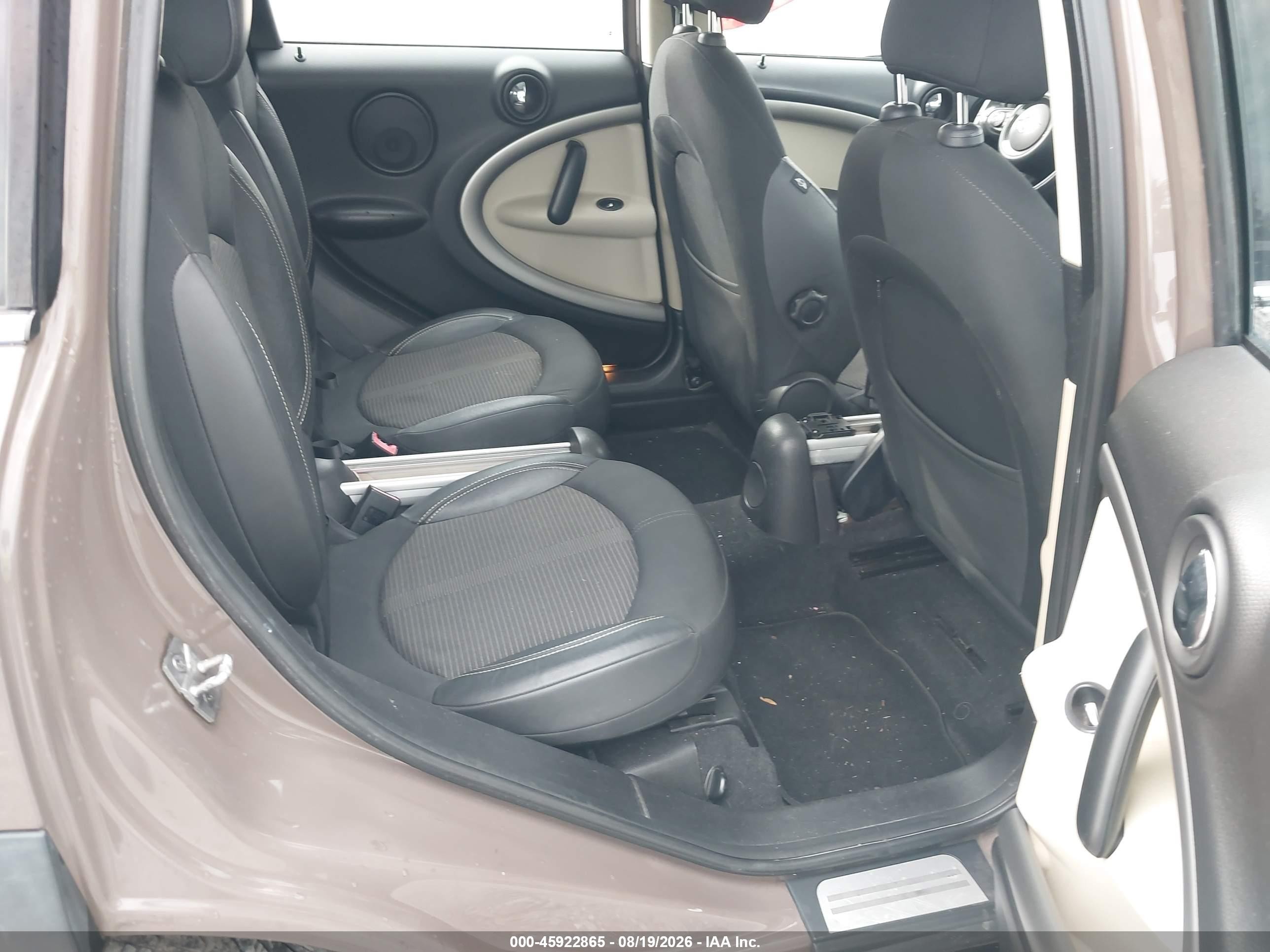 2012 Mini Cooper Countryman   Brown vin: WMWZB3C56CWM04722