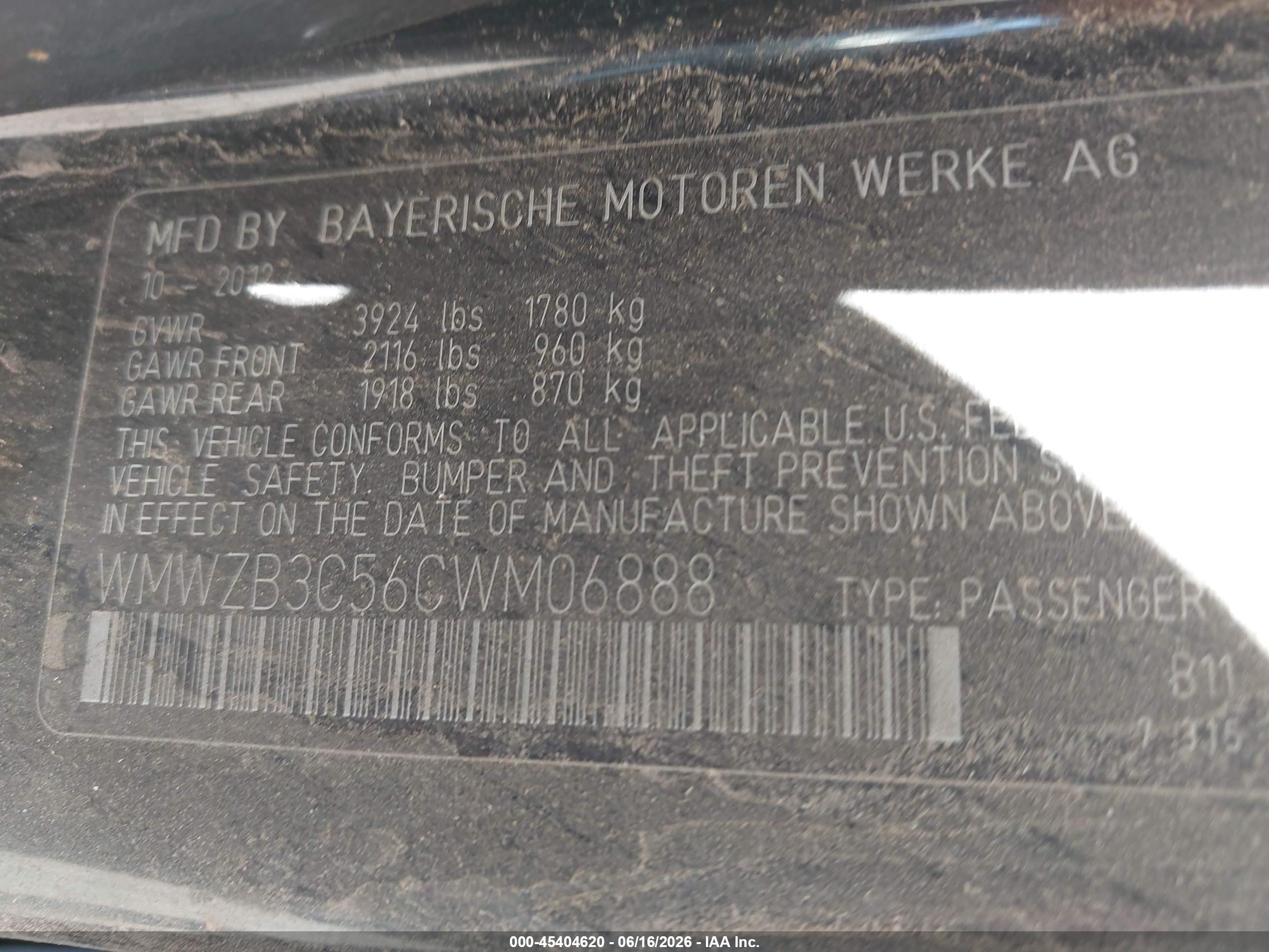2012 Mini Cooper Countryman   Black vin: WMWZB3C56CWM06888