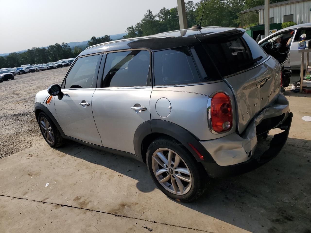 2013 Mini Cooper Countryman Silver vin: WMWZB3C56DWR36179