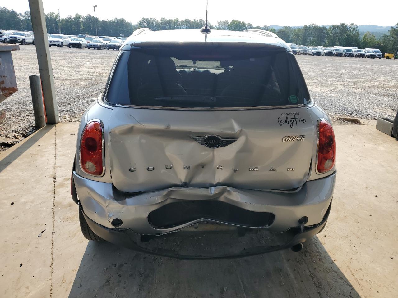 2013 Mini Cooper Countryman Silver vin: WMWZB3C56DWR36179