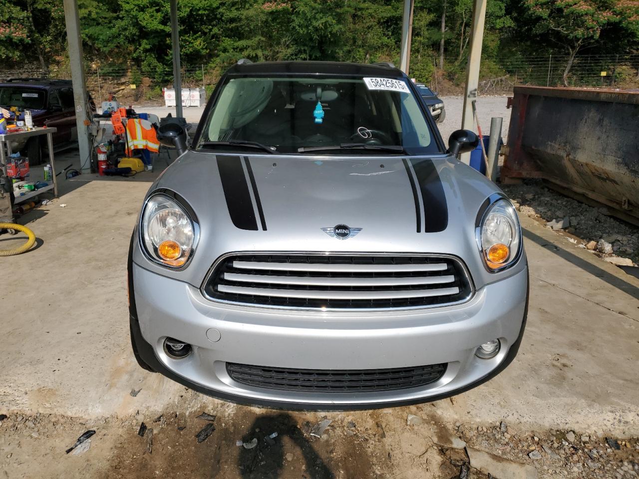 2013 Mini Cooper Countryman Silver vin: WMWZB3C56DWR36179