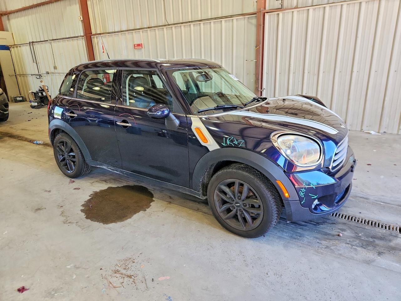 2014 Mini Cooper Countryman Blue vin: WMWZB3C56EWR40394