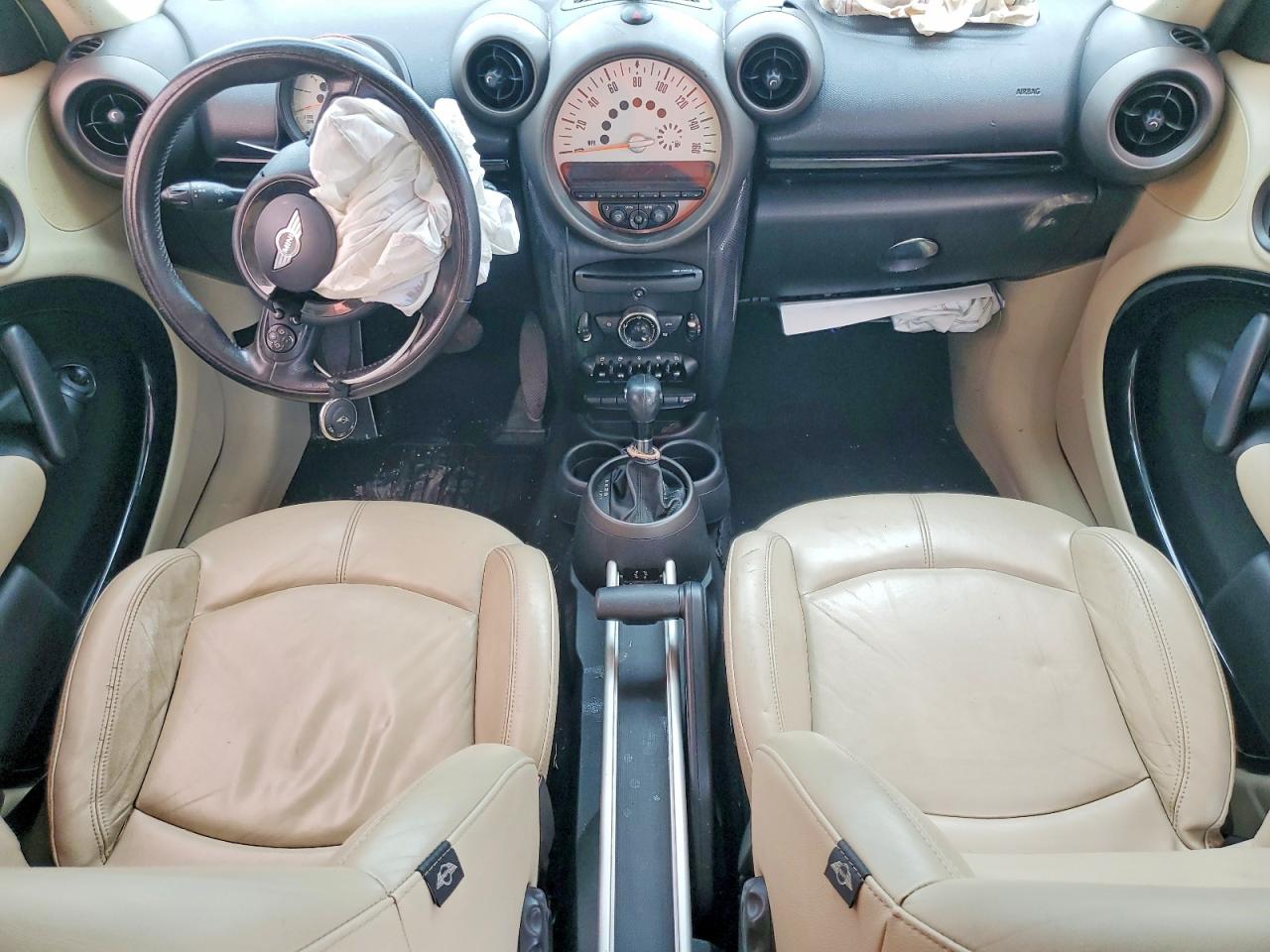2011 Mini Cooper Countryman Yellow vin: WMWZB3C57BWM01472