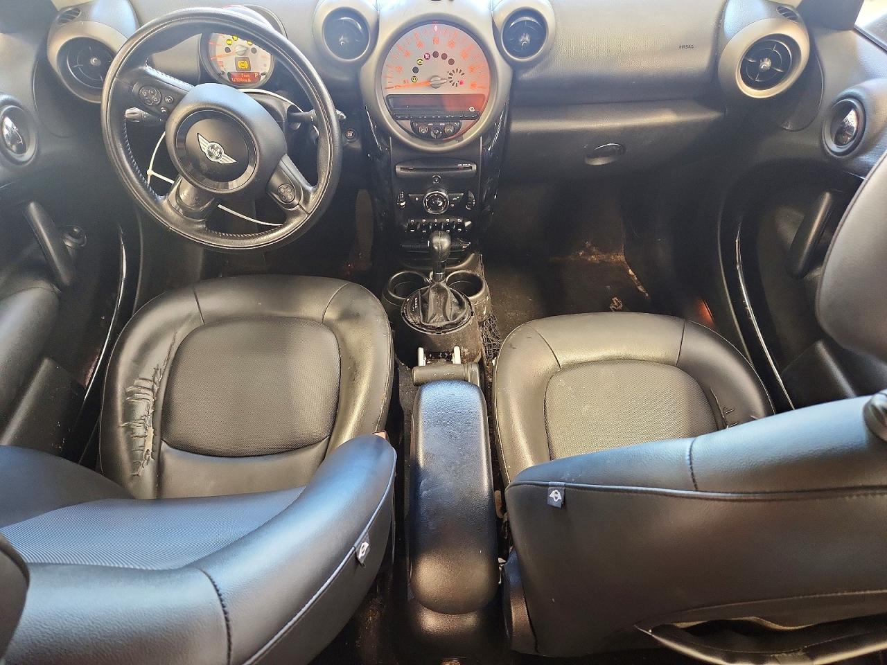 2012 Mini Cooper Countryman Black vin: WMWZB3C57CWM03935