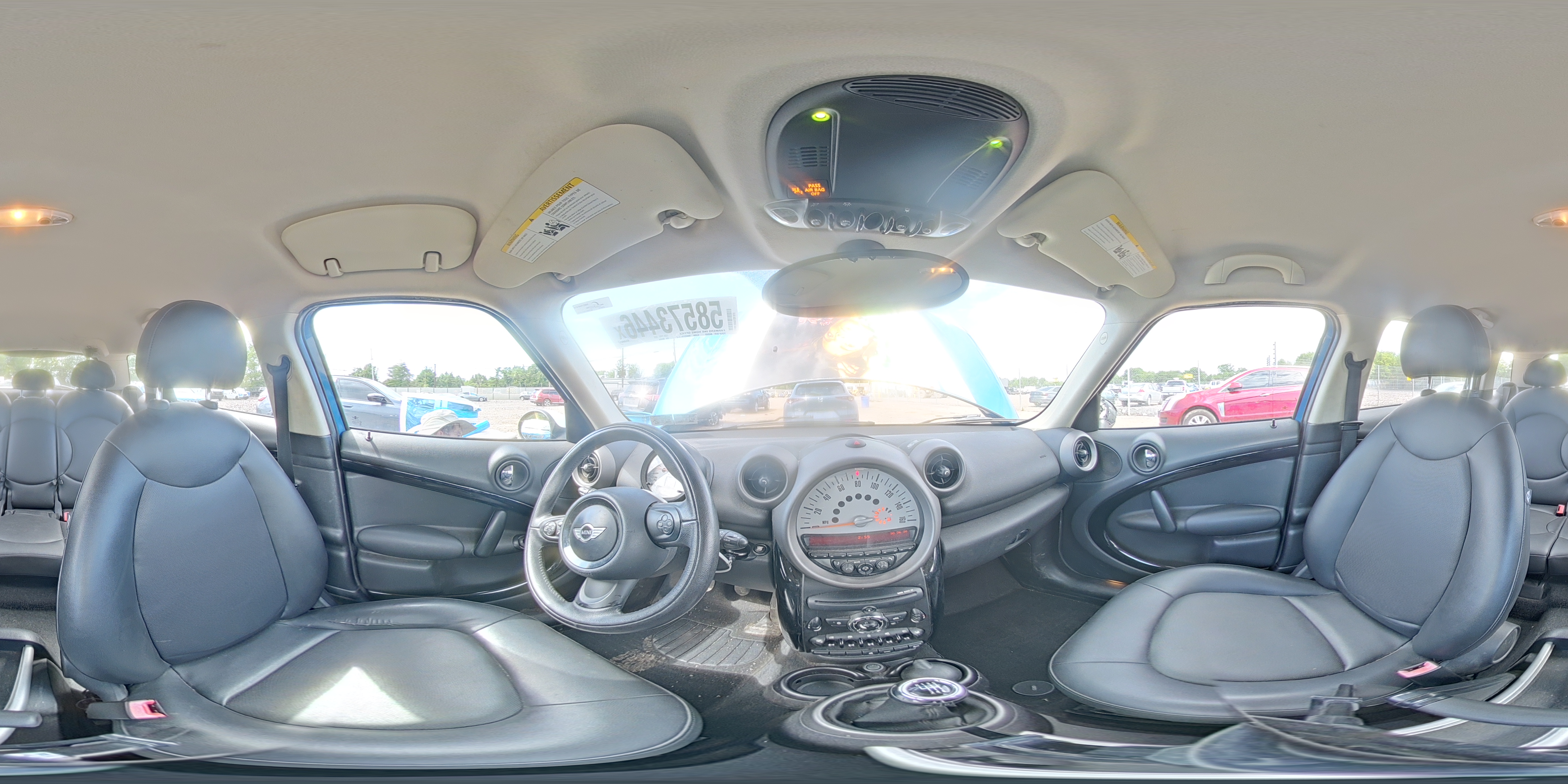2012 Mini Cooper Countryman Blue vin: WMWZB3C57CWM29998