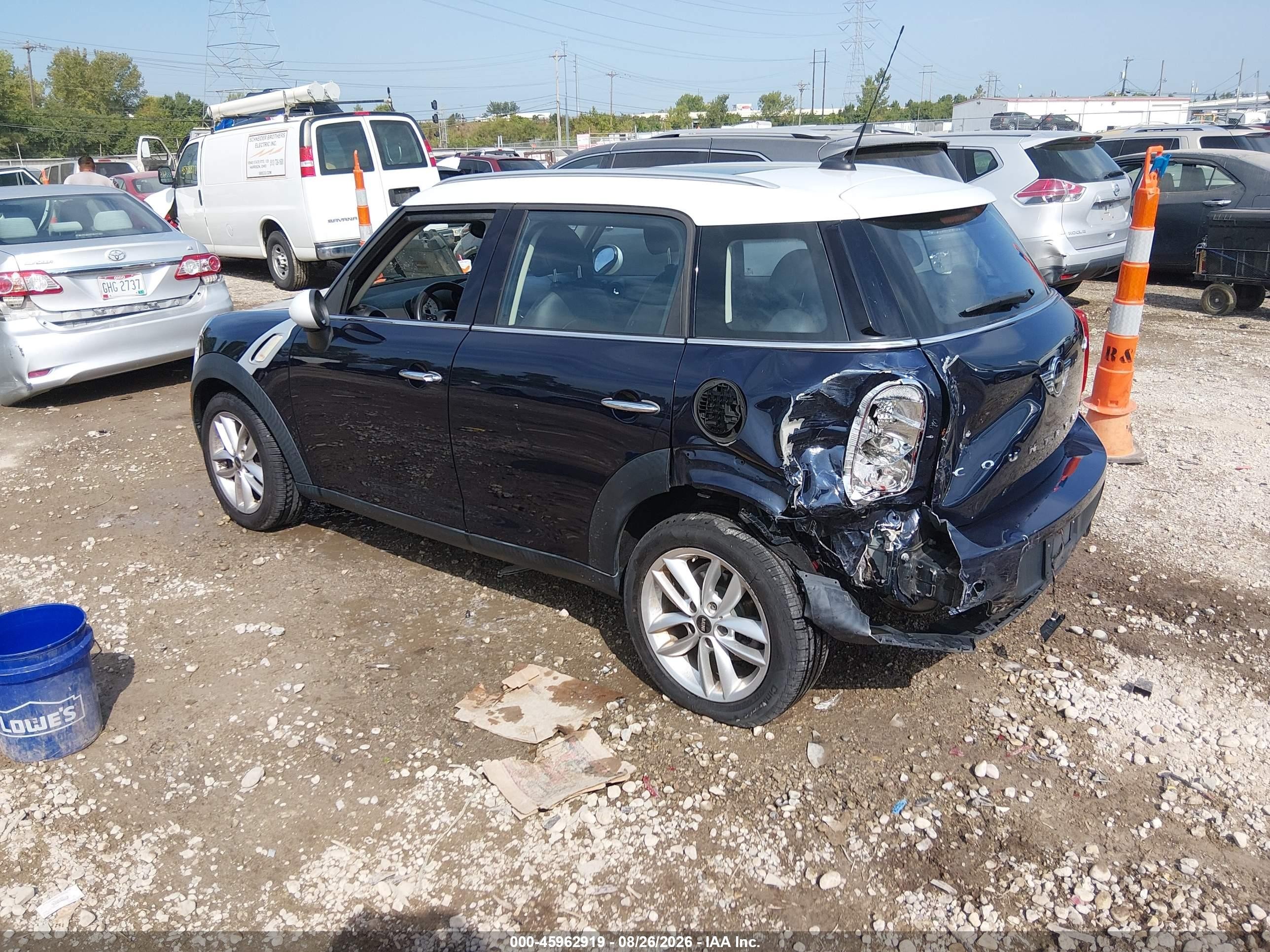 2014 Mini Cooper Countryman Cooper (m6) Blue vin: WMWZB3C57EWR39089