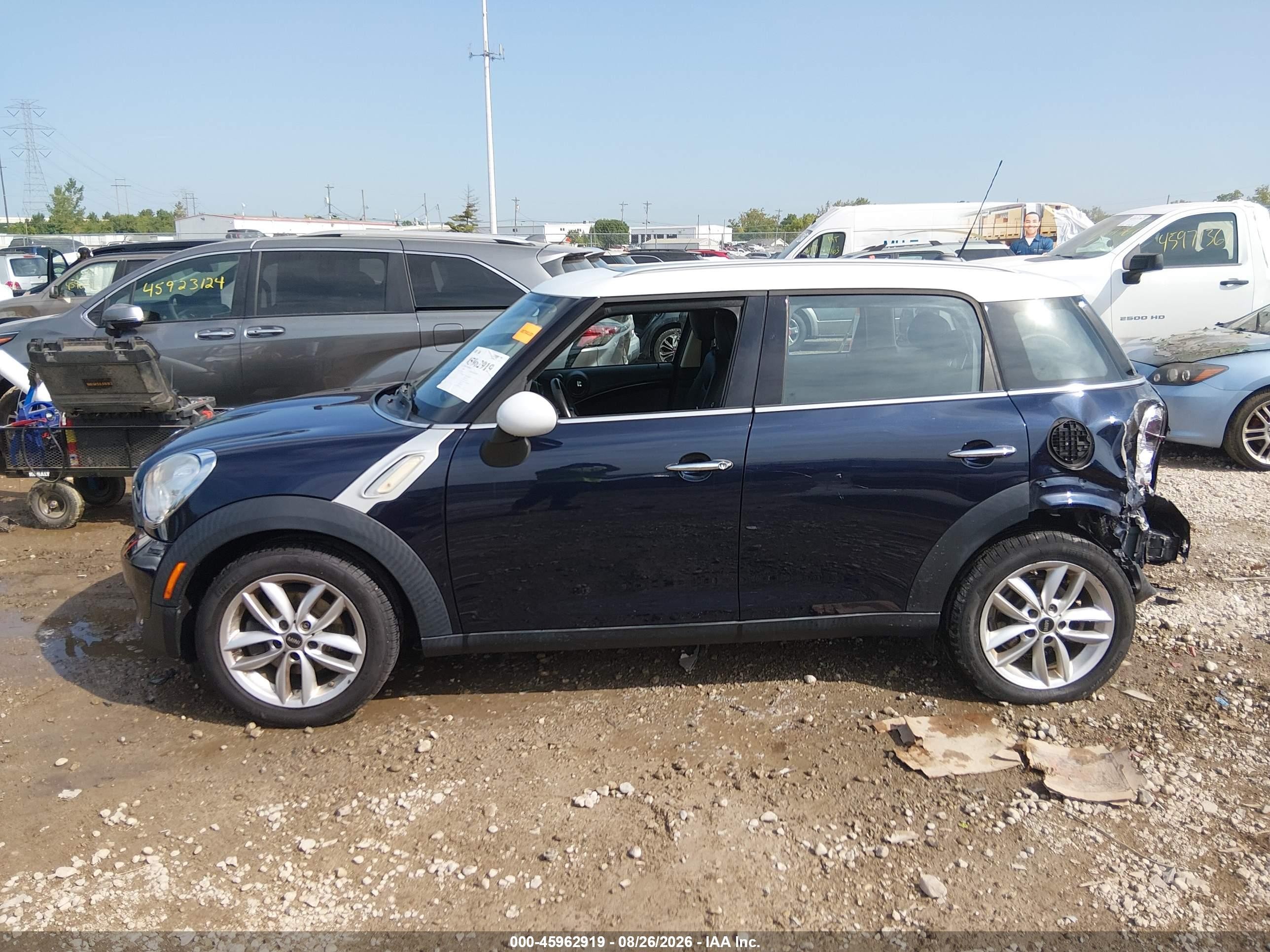 2014 Mini Cooper Countryman Cooper (m6) Blue vin: WMWZB3C57EWR39089