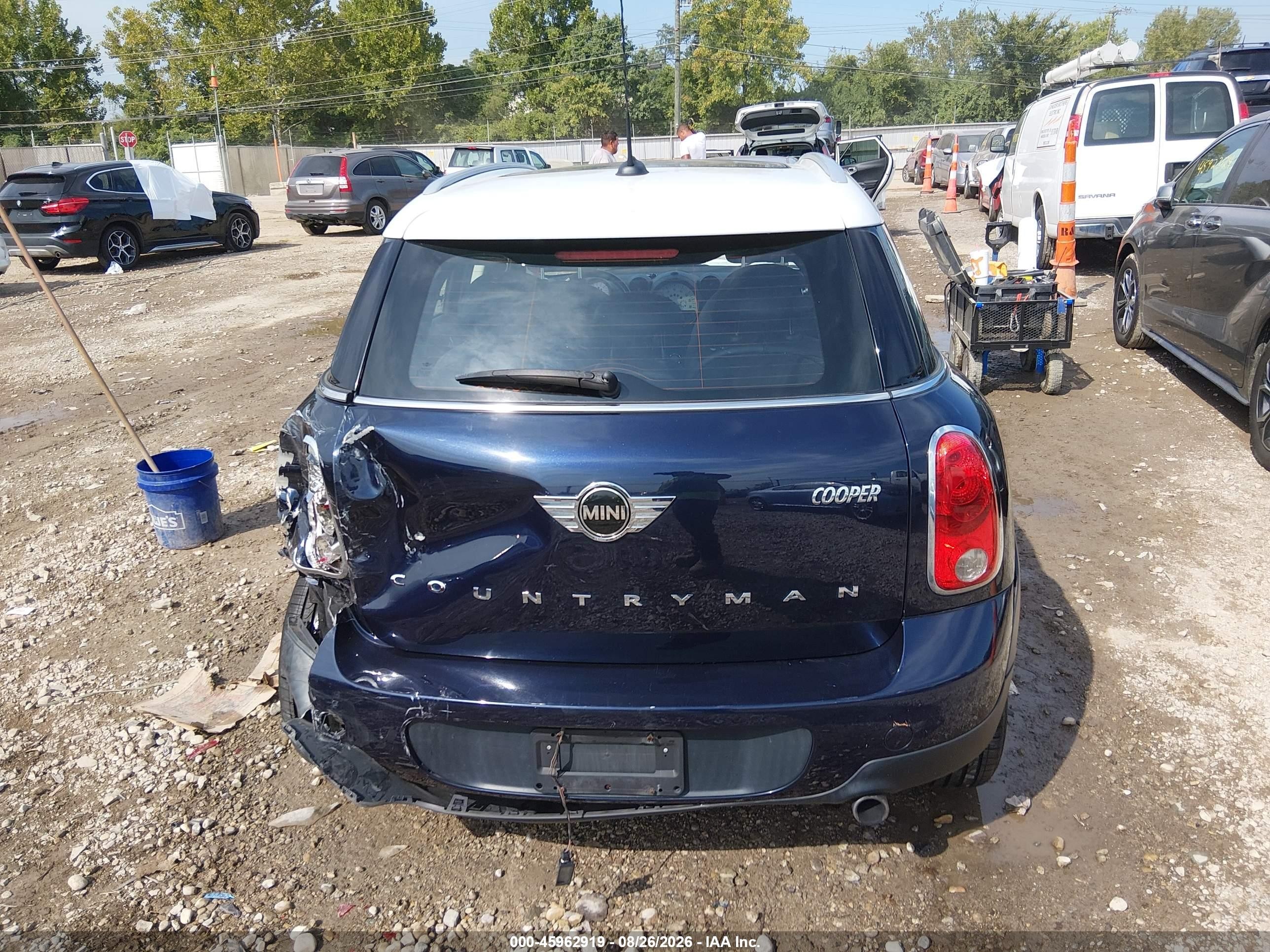 2014 Mini Cooper Countryman Cooper (m6) Blue vin: WMWZB3C57EWR39089