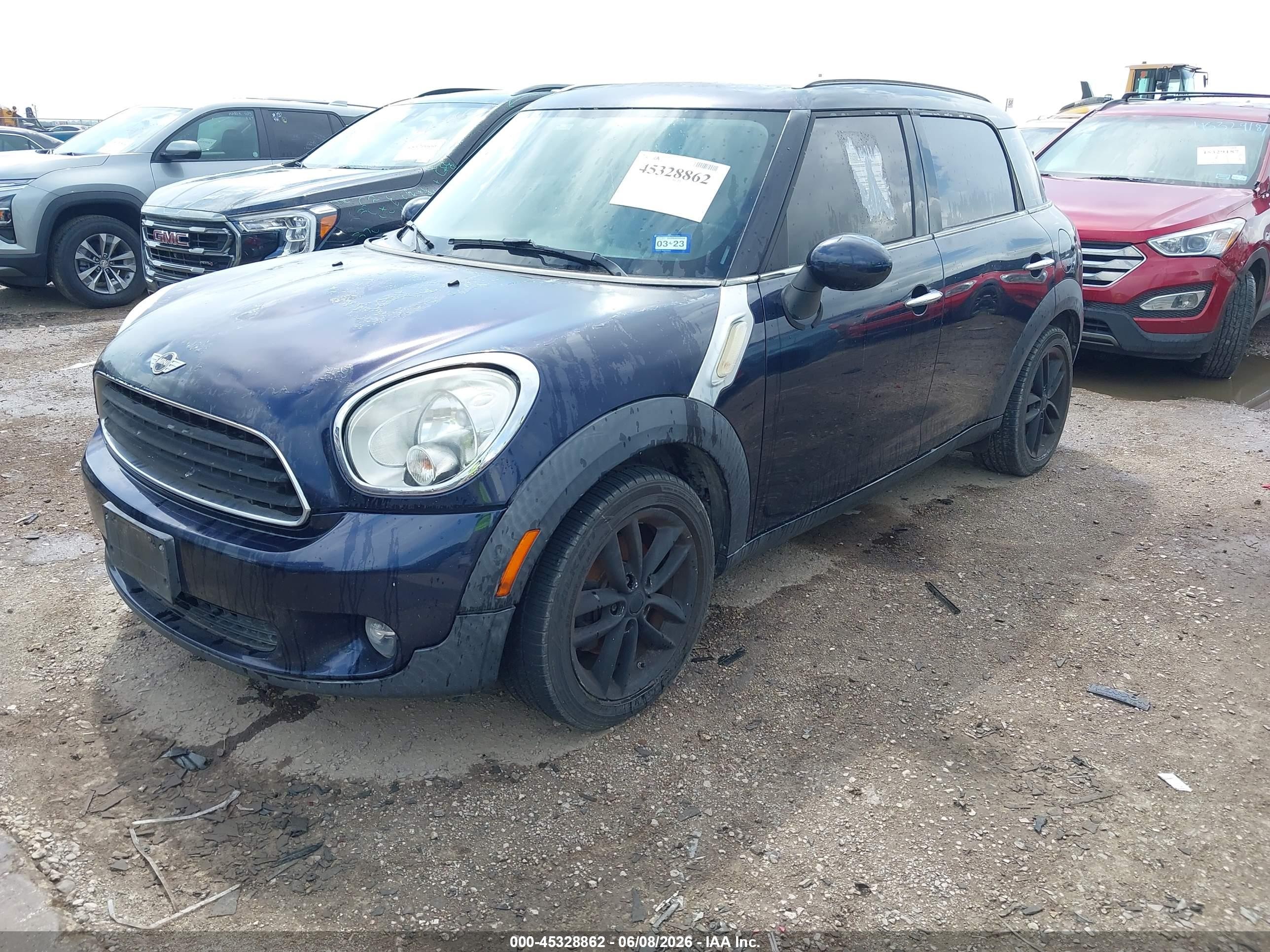 2011 Mini Cooper Countryman   Black vin: WMWZB3C58BWM01285
