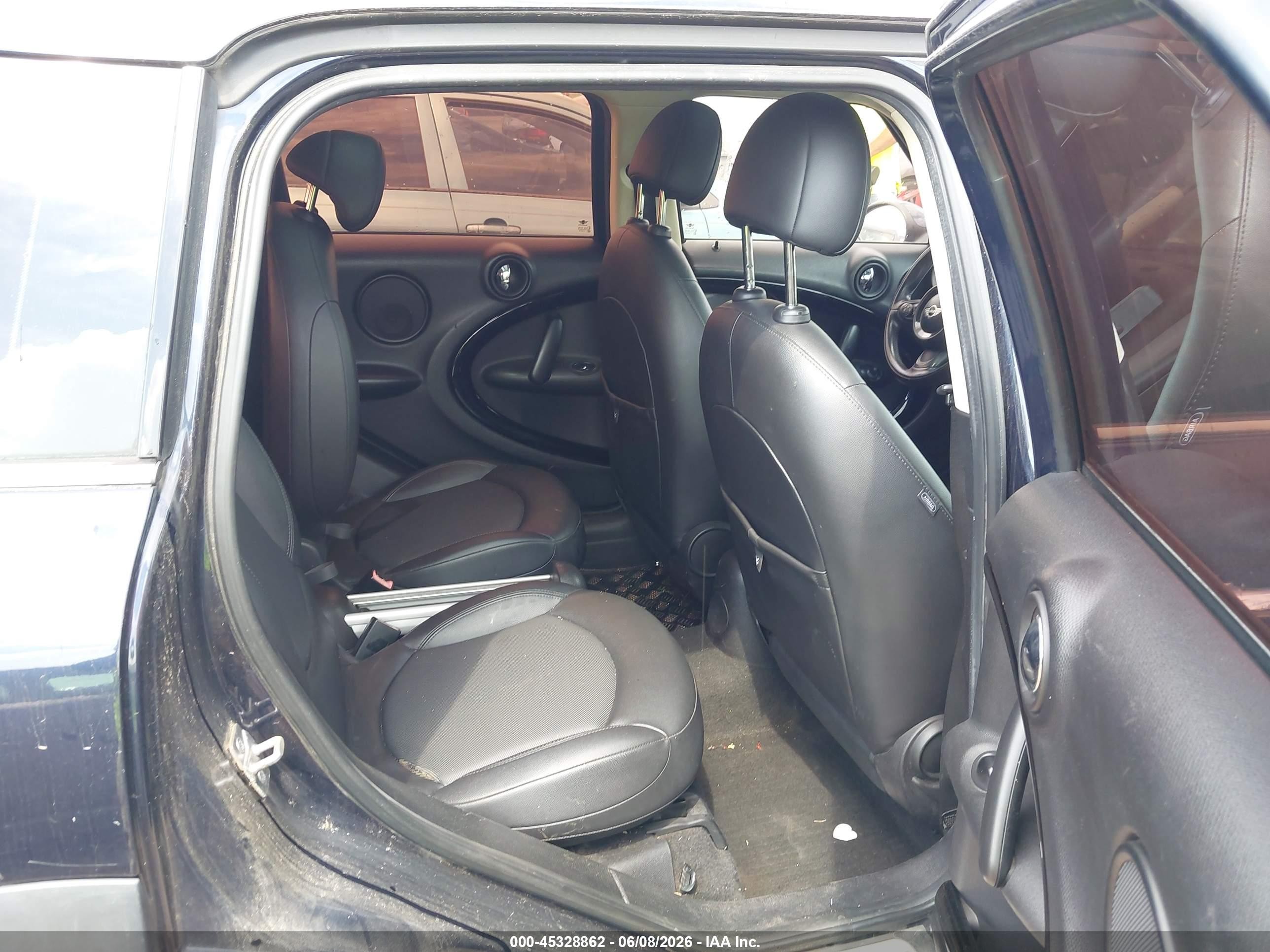 2011 Mini Cooper Countryman   Black vin: WMWZB3C58BWM01285