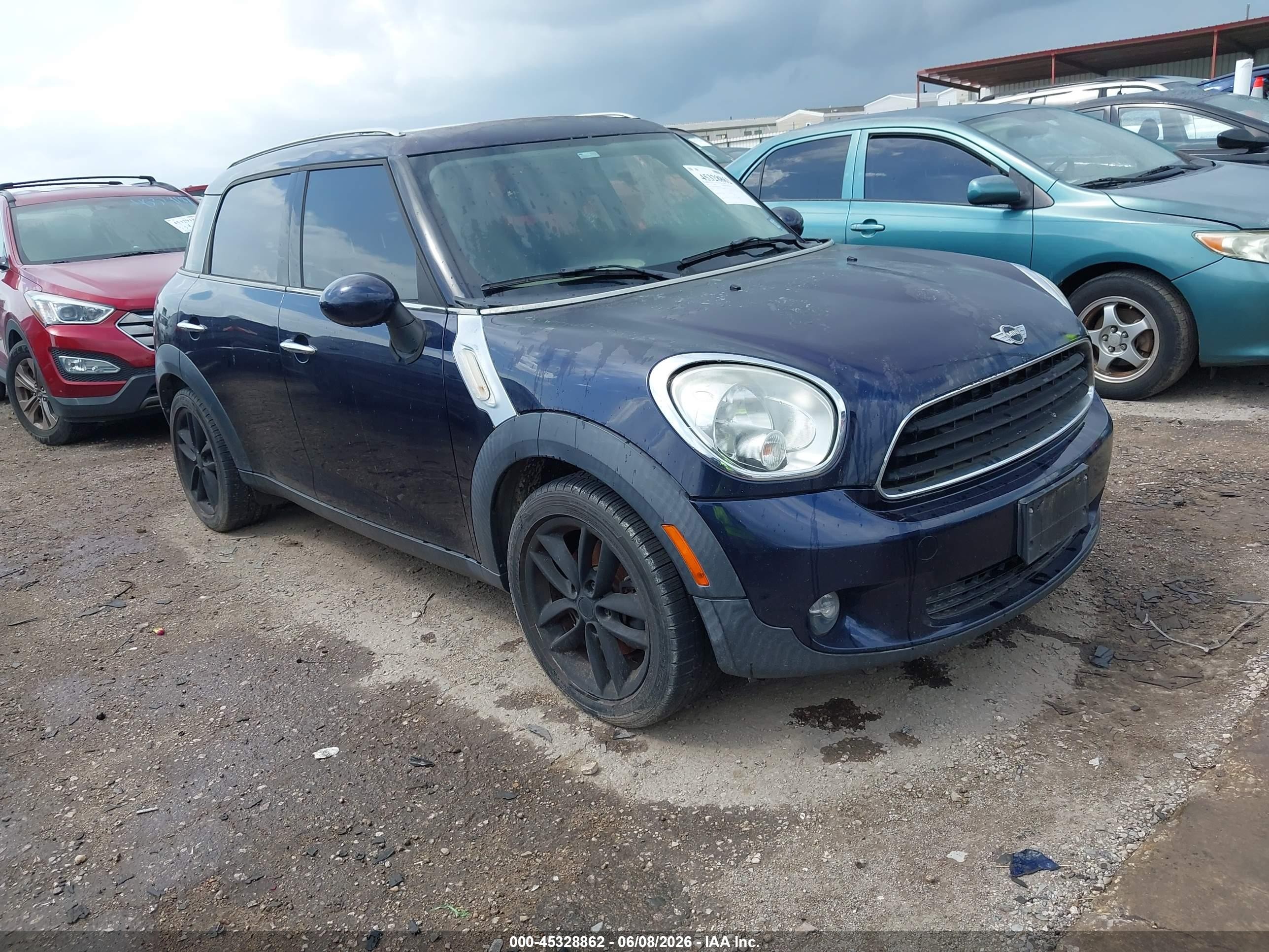 2011 Mini Cooper Countryman   Black vin: WMWZB3C58BWM01285