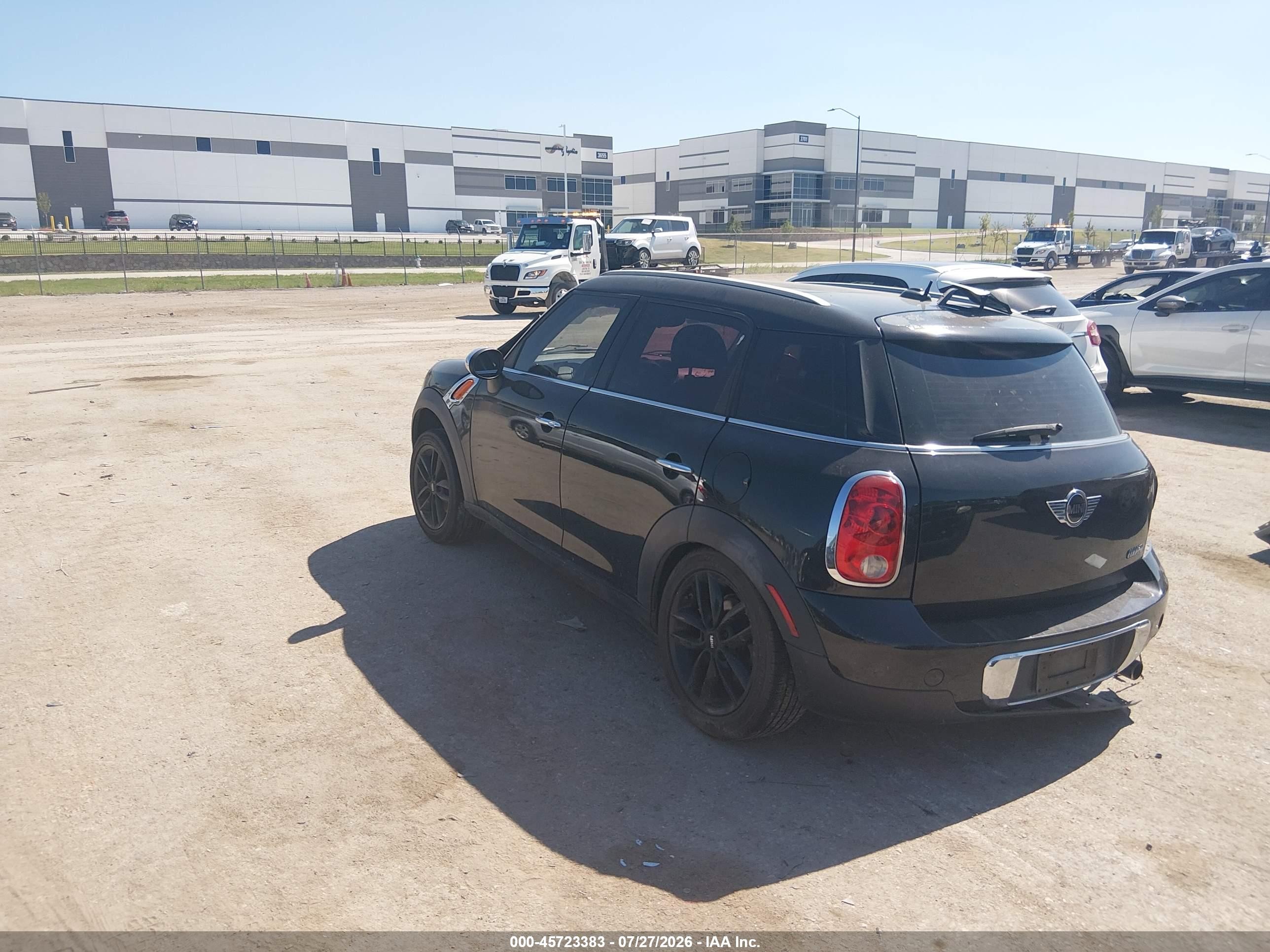 2013 Mini Countryman Cooper Черный vin: WMWZB3C58DWM08367